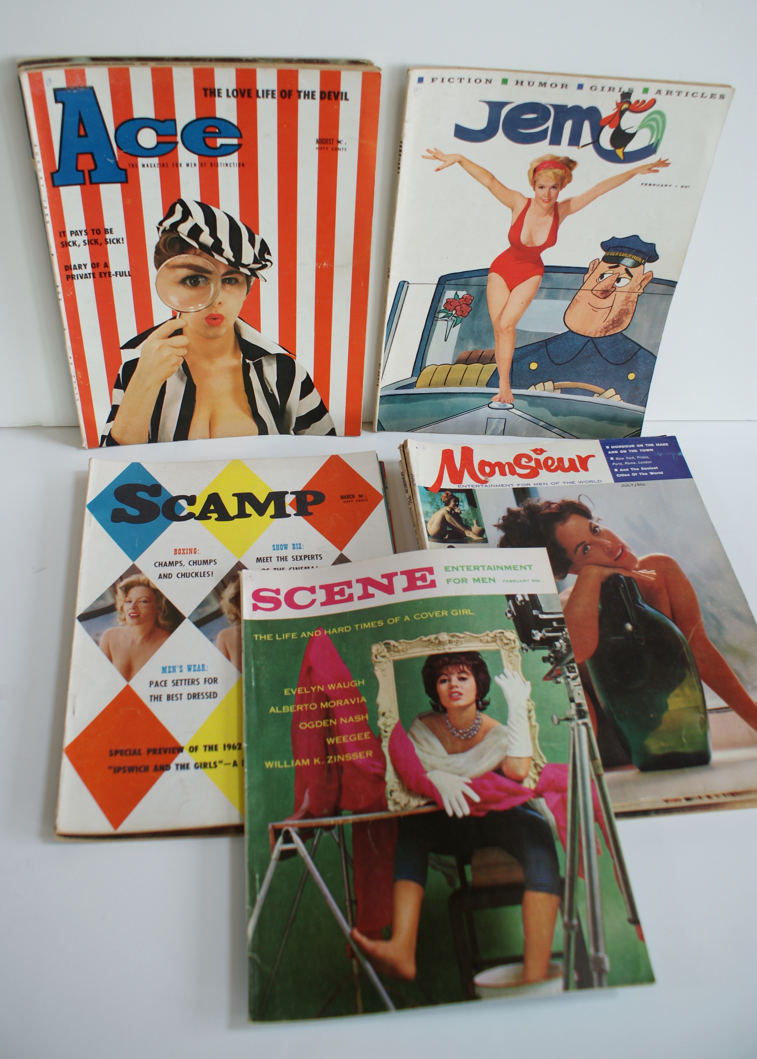 Vintage Pin up Magazine Lot