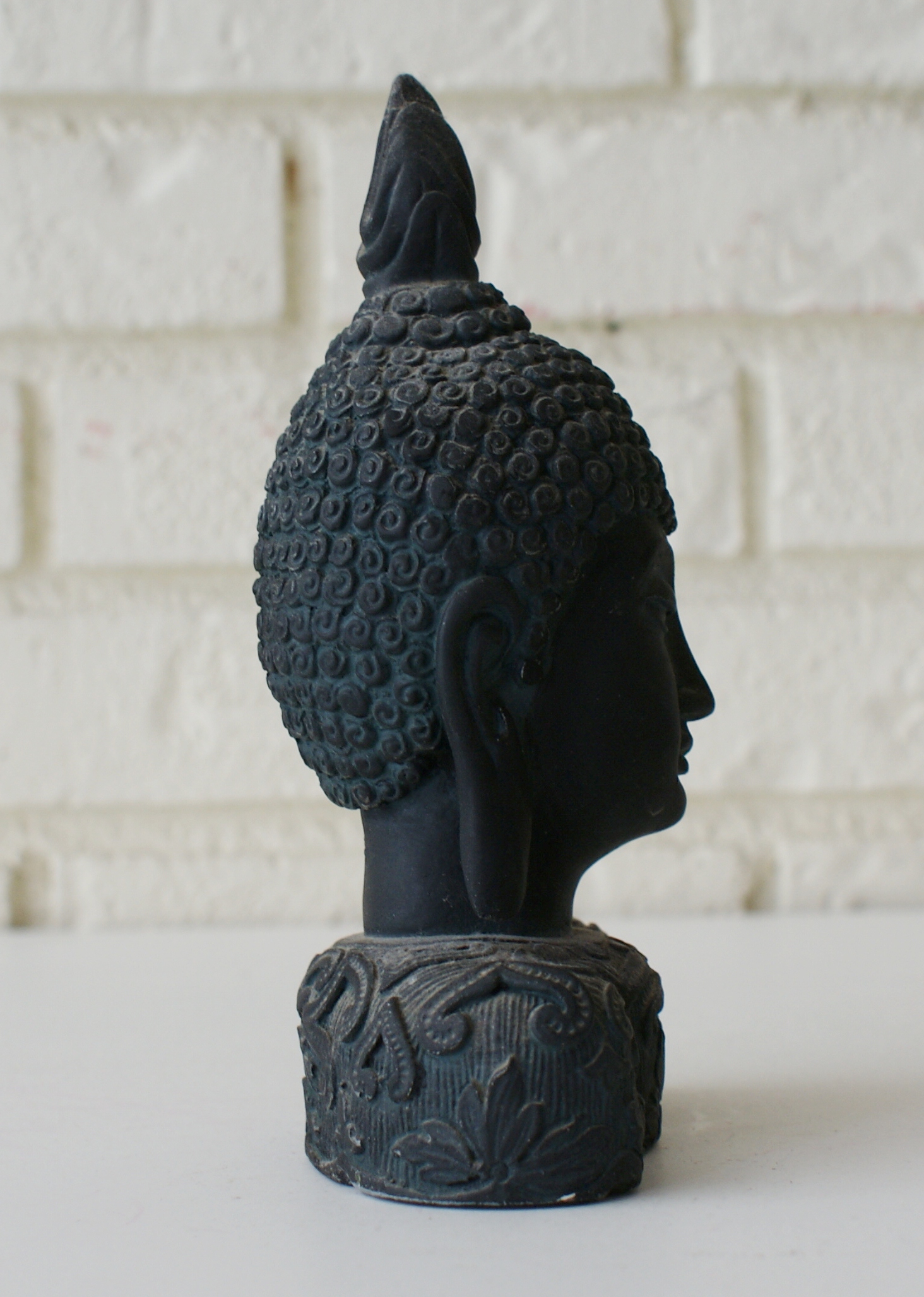 Painted Ceramic Goddess Head