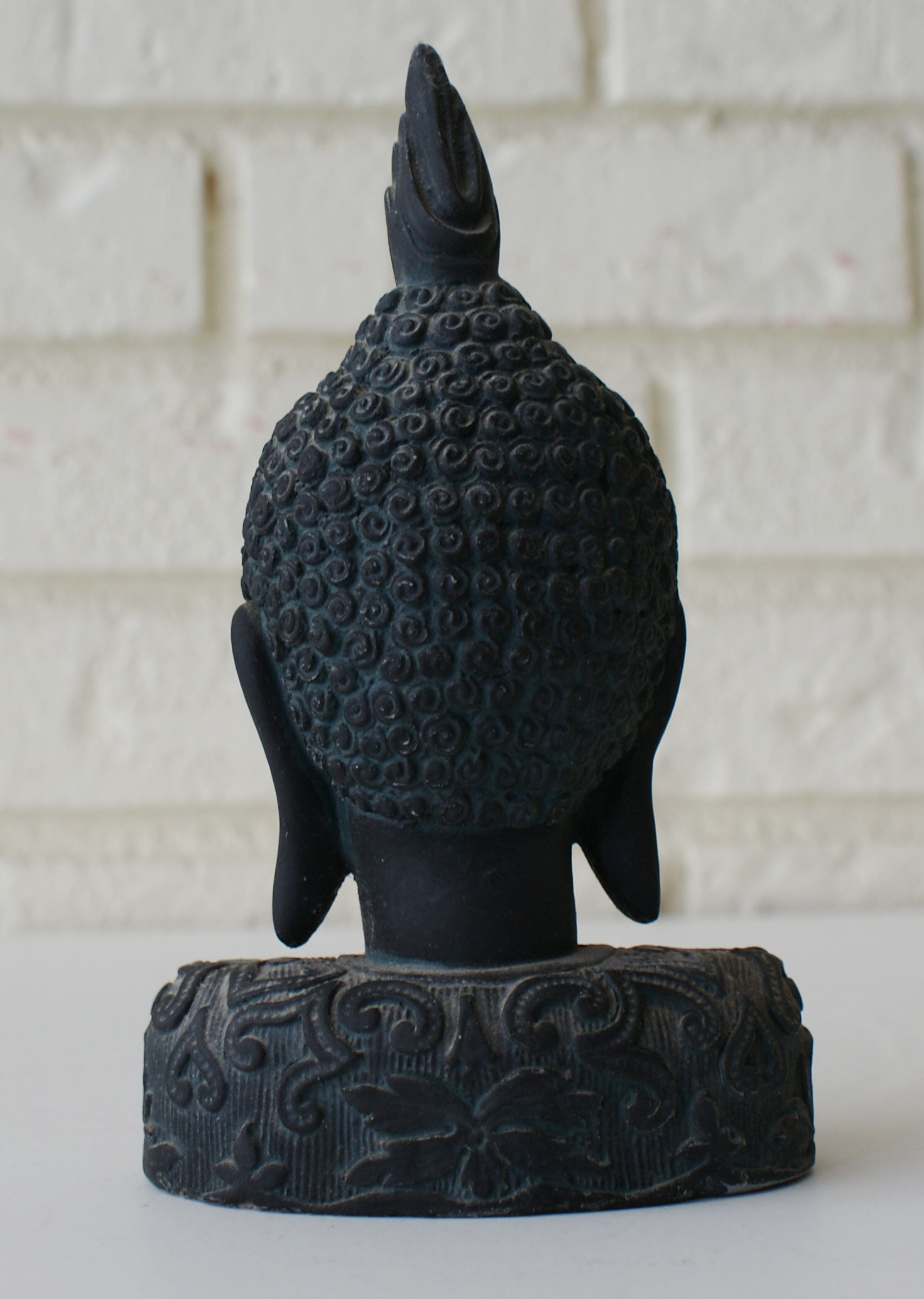 Painted Ceramic Goddess Head