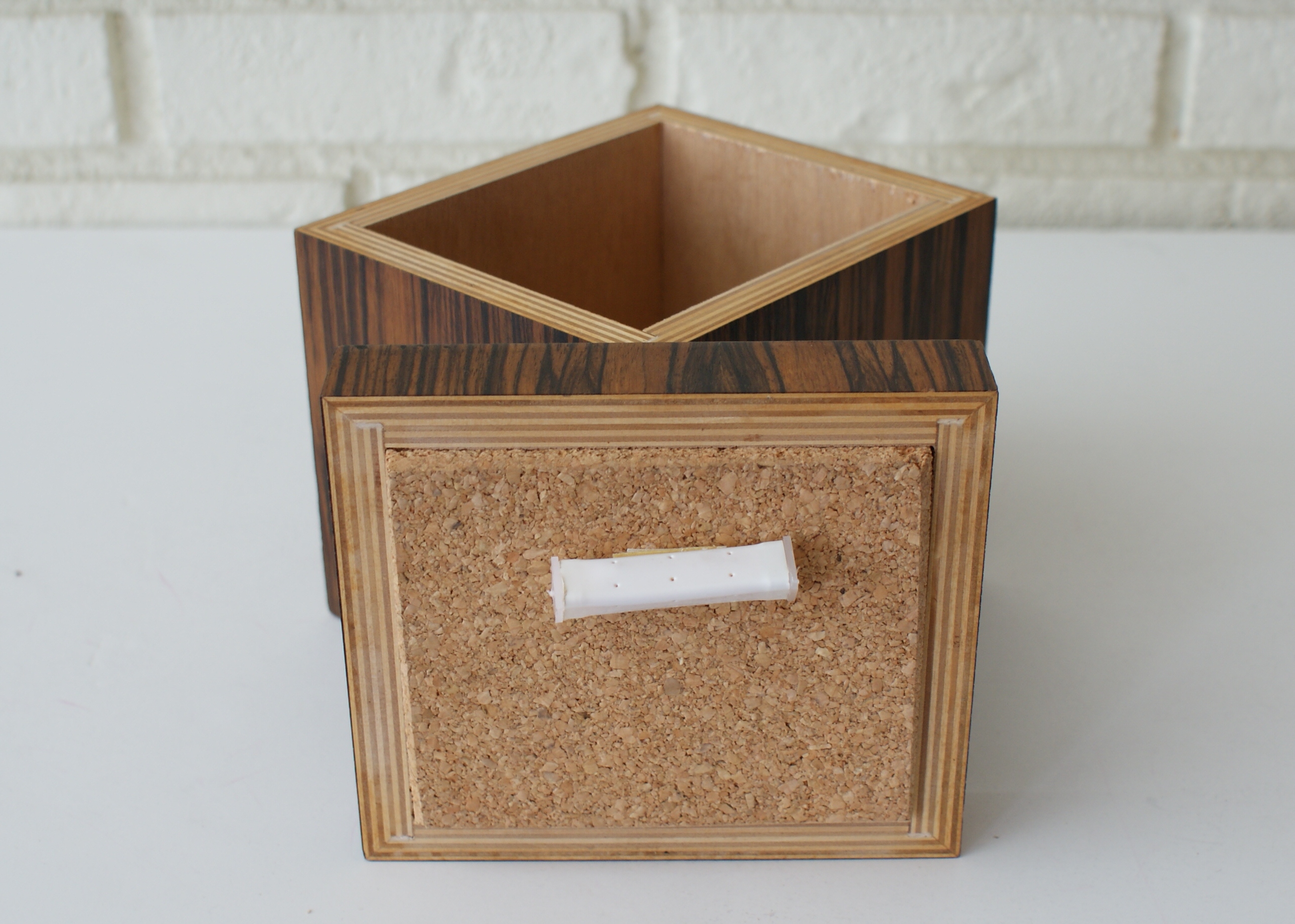 Mid Century Wooden Humidor 