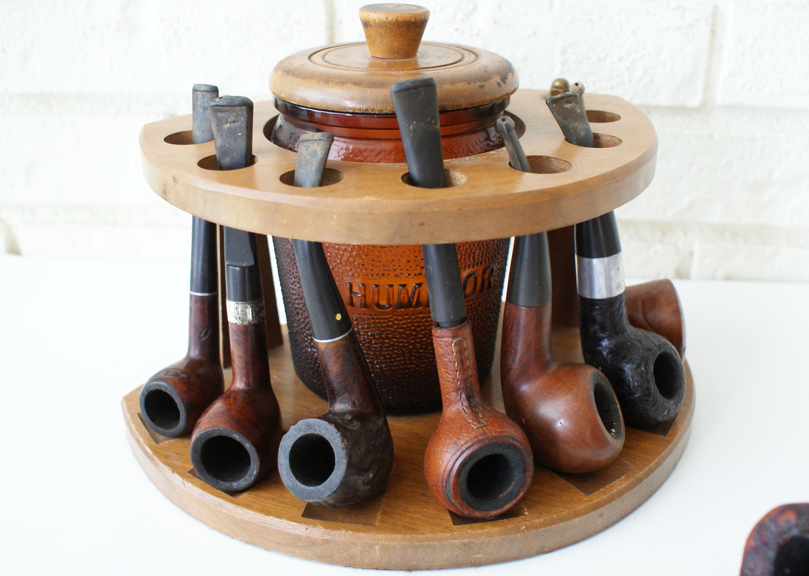 UPDATED LISTING 1950's - 1960's 12 Pc. Pipes and Humidor Lot