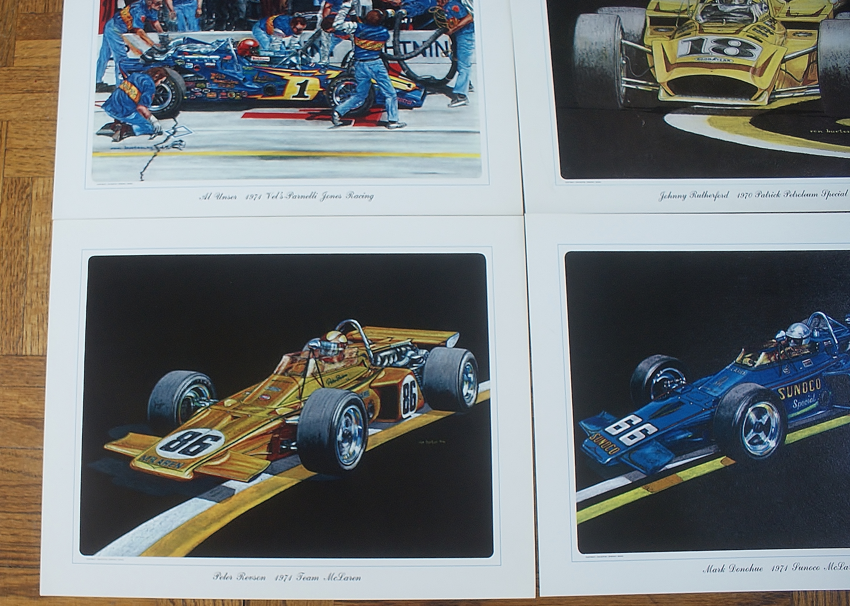 (5) 1970 - 1971 Ron Burton Prints in Sleeve