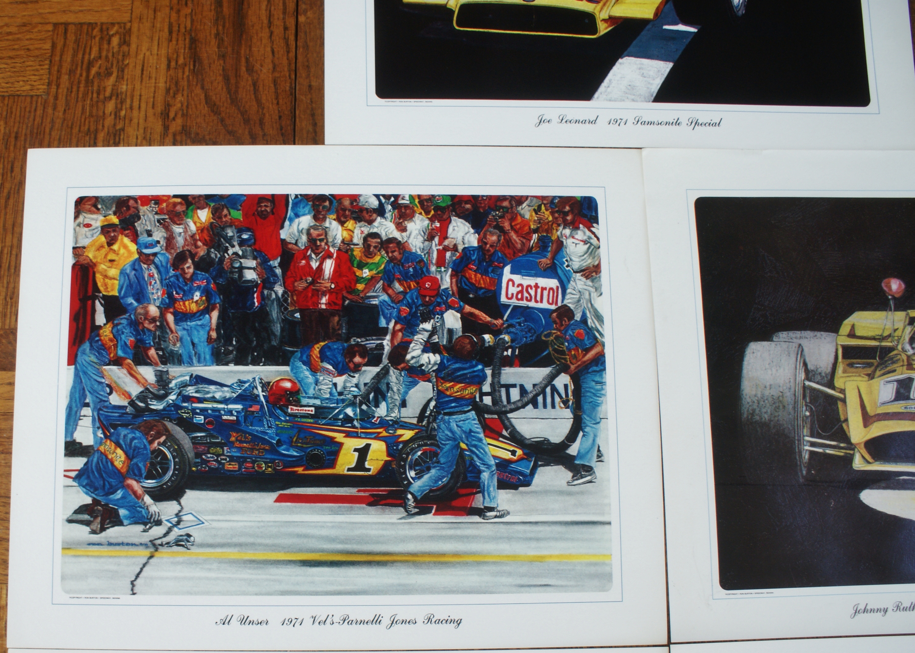 (5) 1970 - 1971 Ron Burton Prints in Sleeve