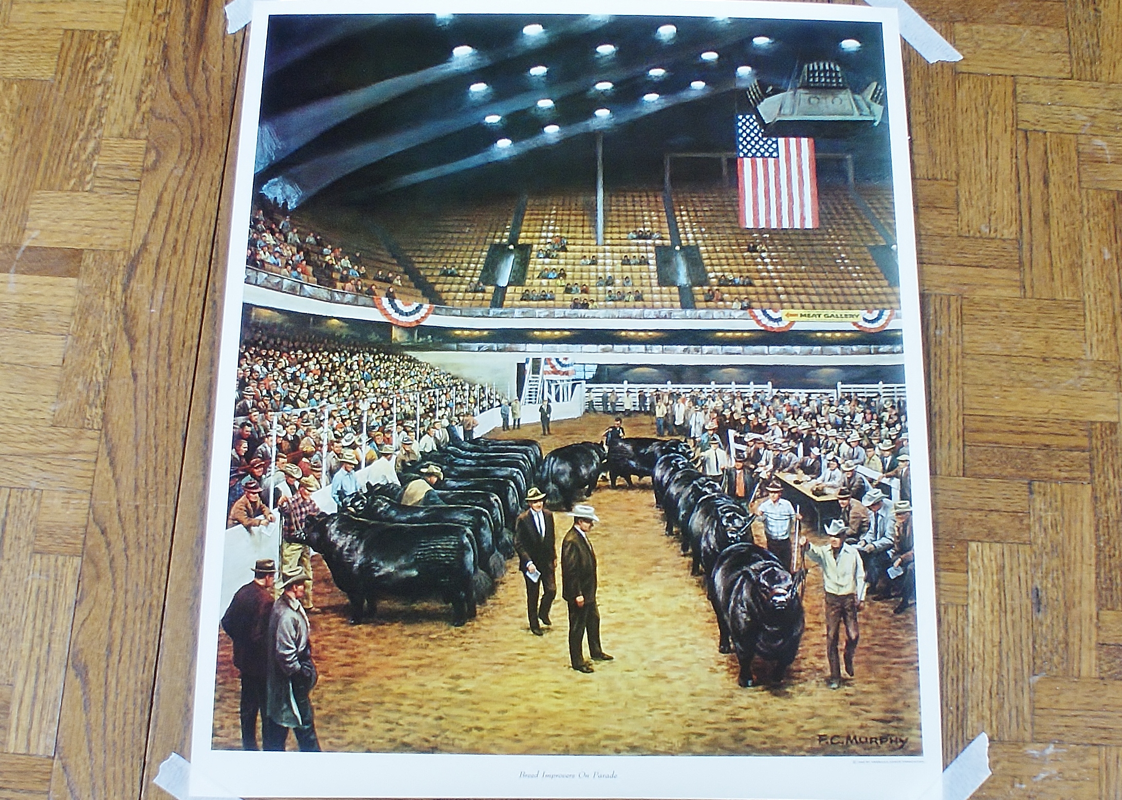 Group of 5  F.C. Murphy Lithograph Prints 1960