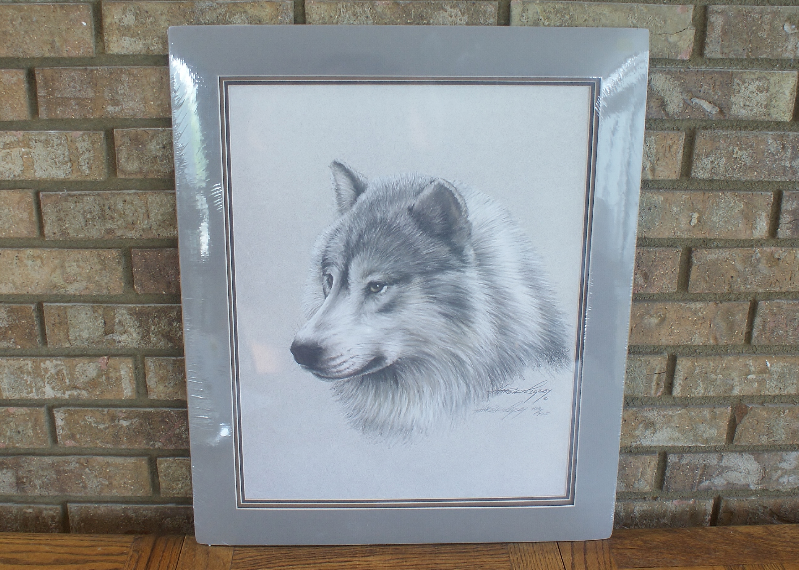 Harold Rigsby Signed Limited Edition Wolf Print
