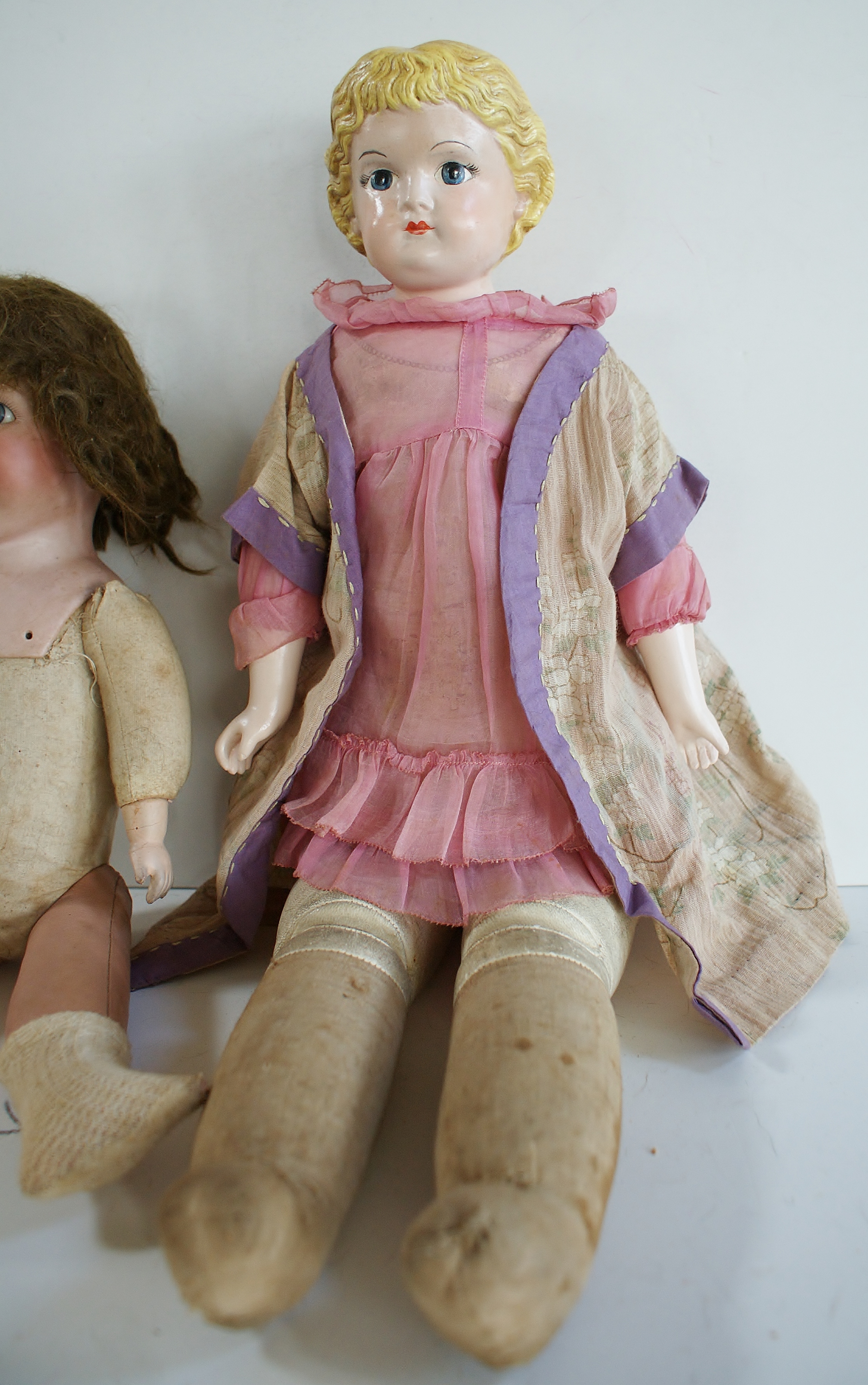 2 Antique Dolls 