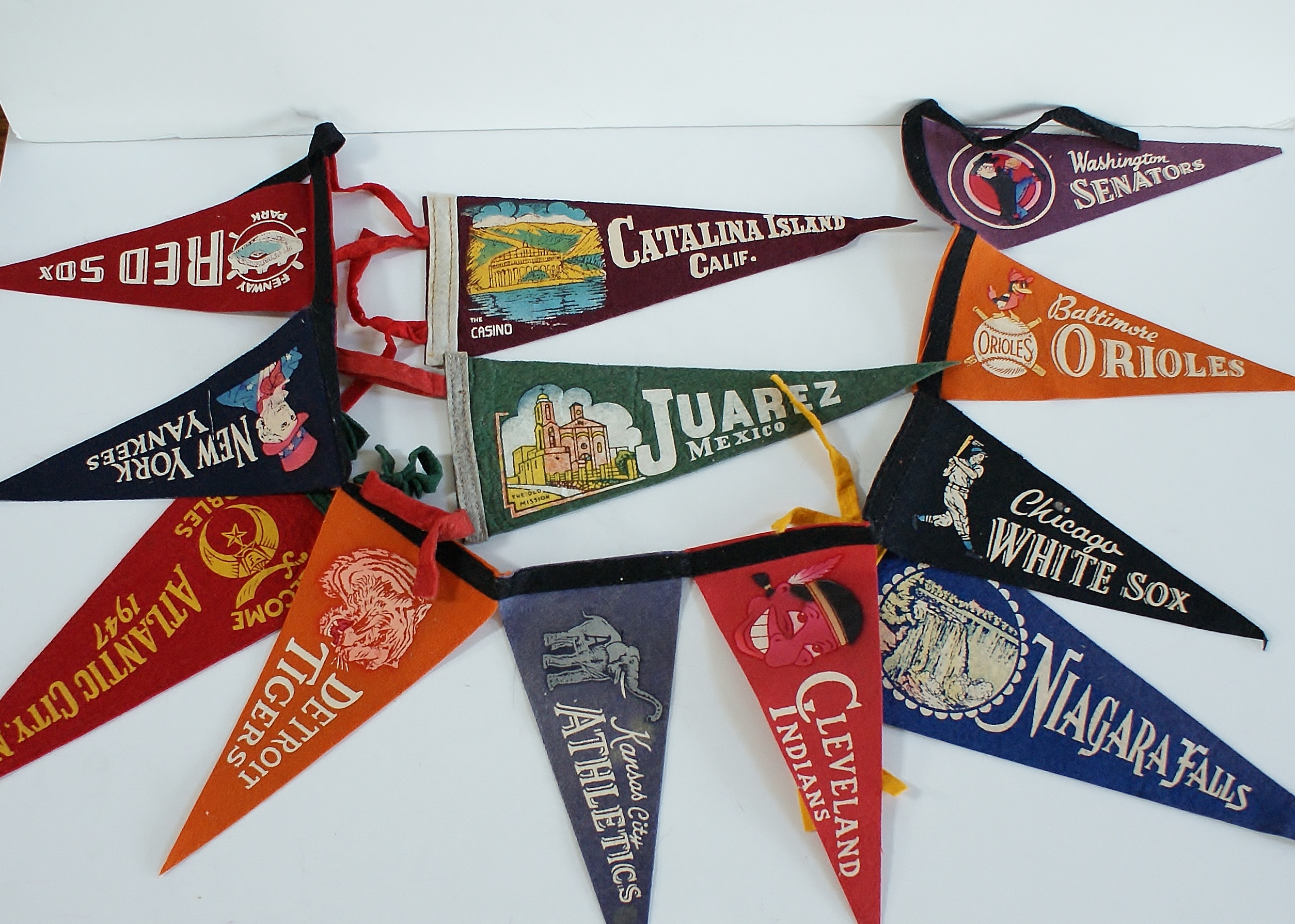 Lot of Vintage Baseball and Travel Pendants 