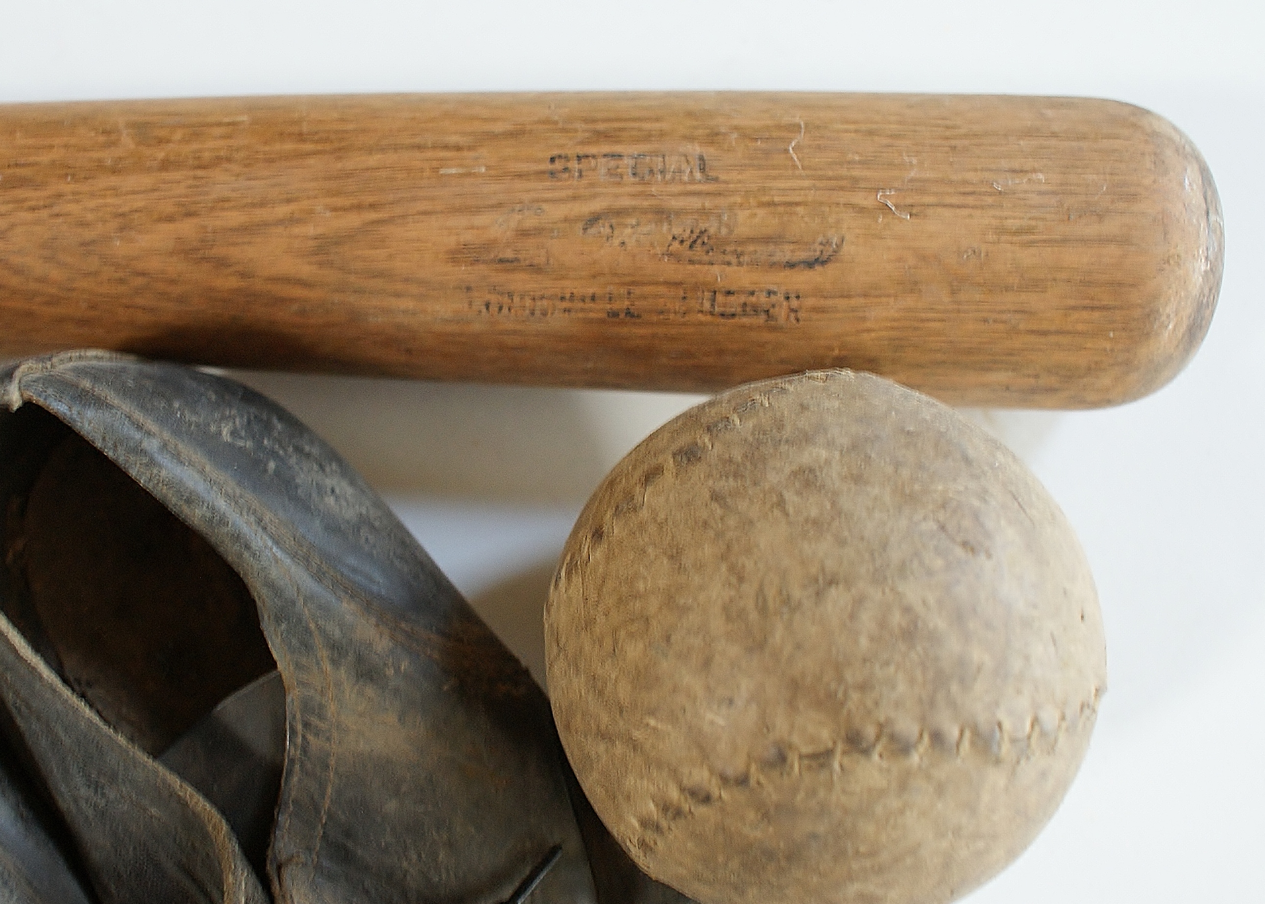 1950's Vintage Baseball Gear Lot