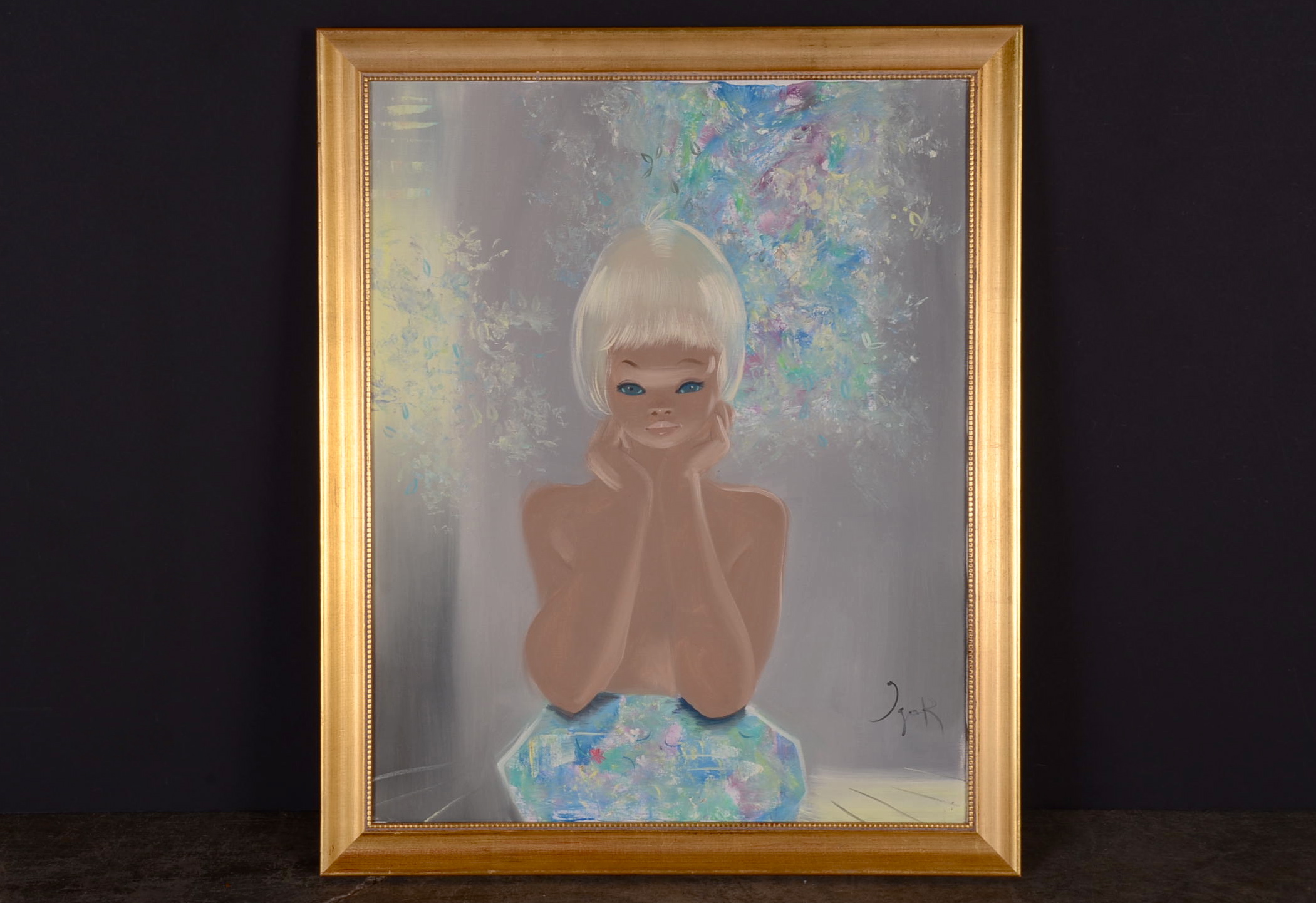 Original Igor Pantuhoff Original Oil on Canvas Painting