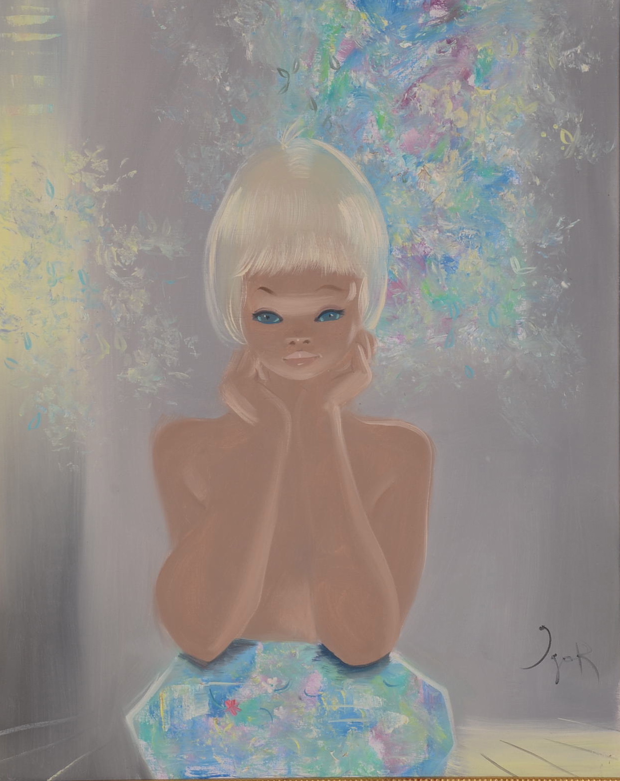 Original Igor Pantuhoff Original Oil on Canvas Painting