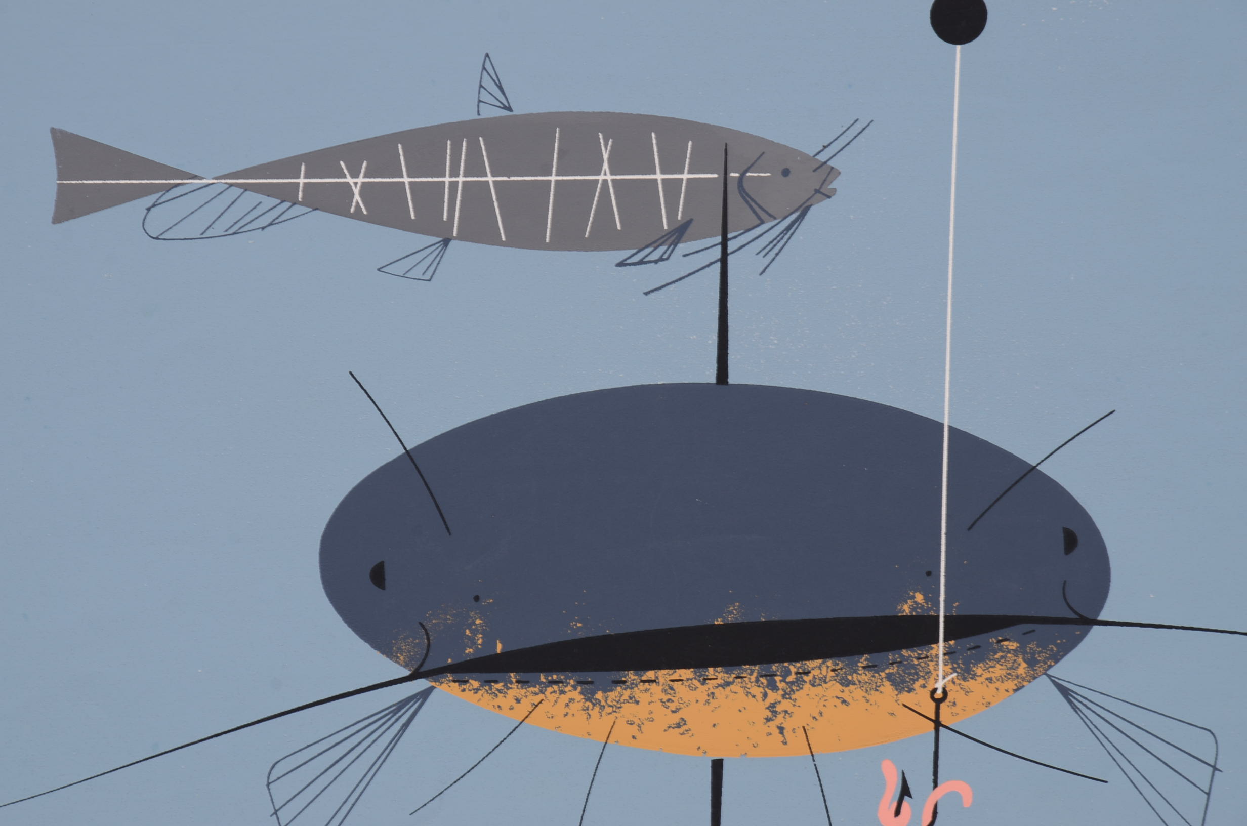 Charley Harper Ford Times "Cat Fish"