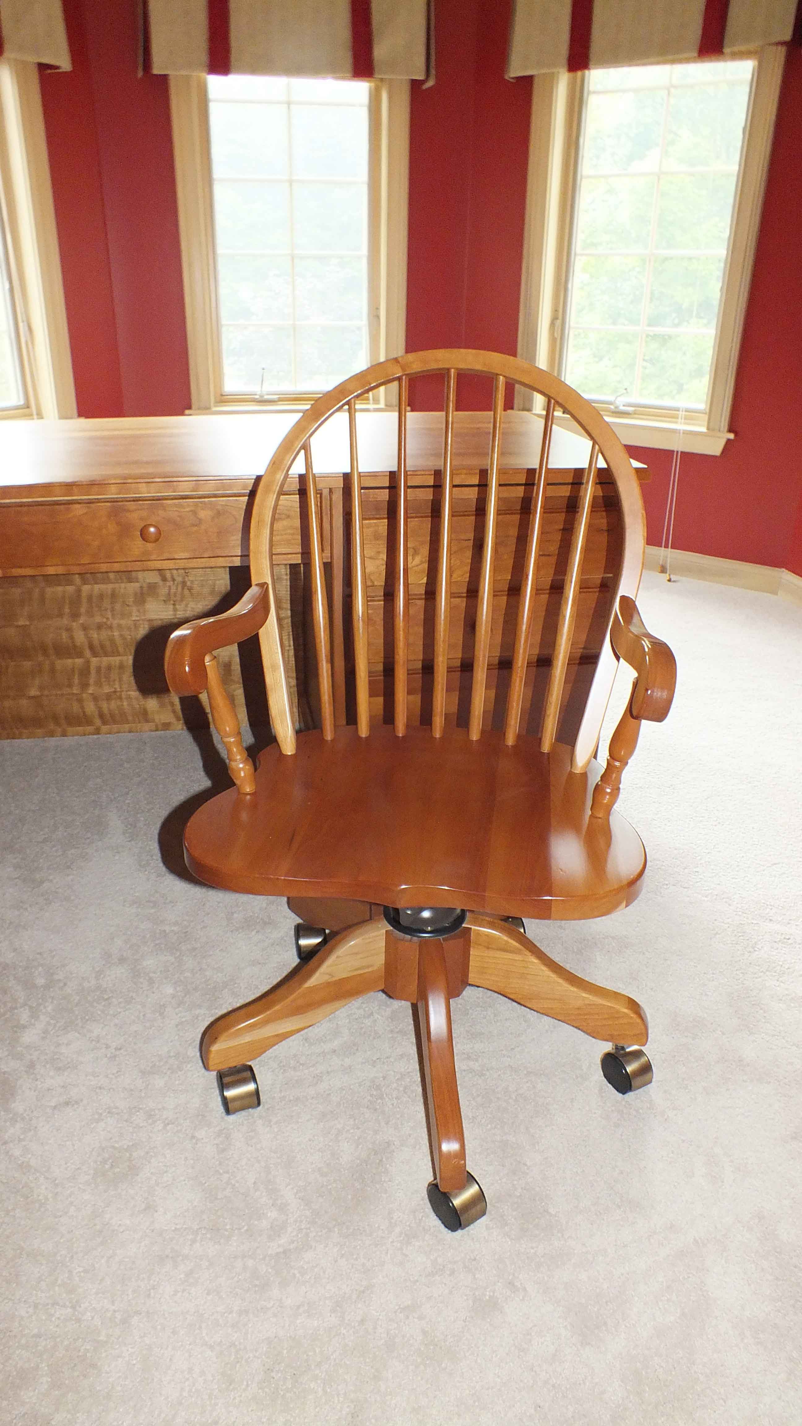 Custom Designed Cherry Wood Desk