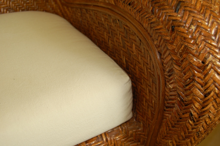 Pottery Barn Malabar Wicker Arm Chair