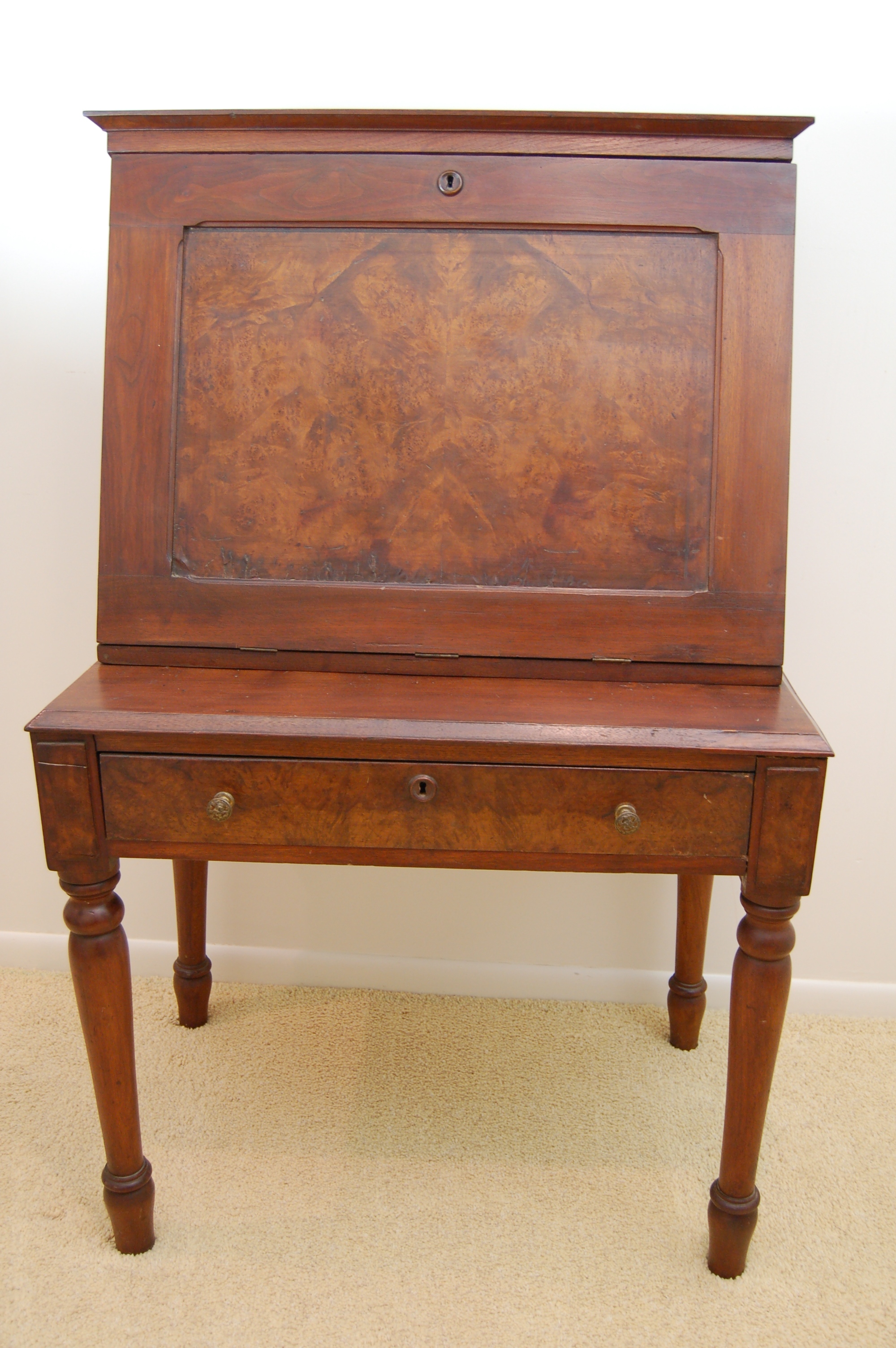 Antique Fall Front Plantation Desk