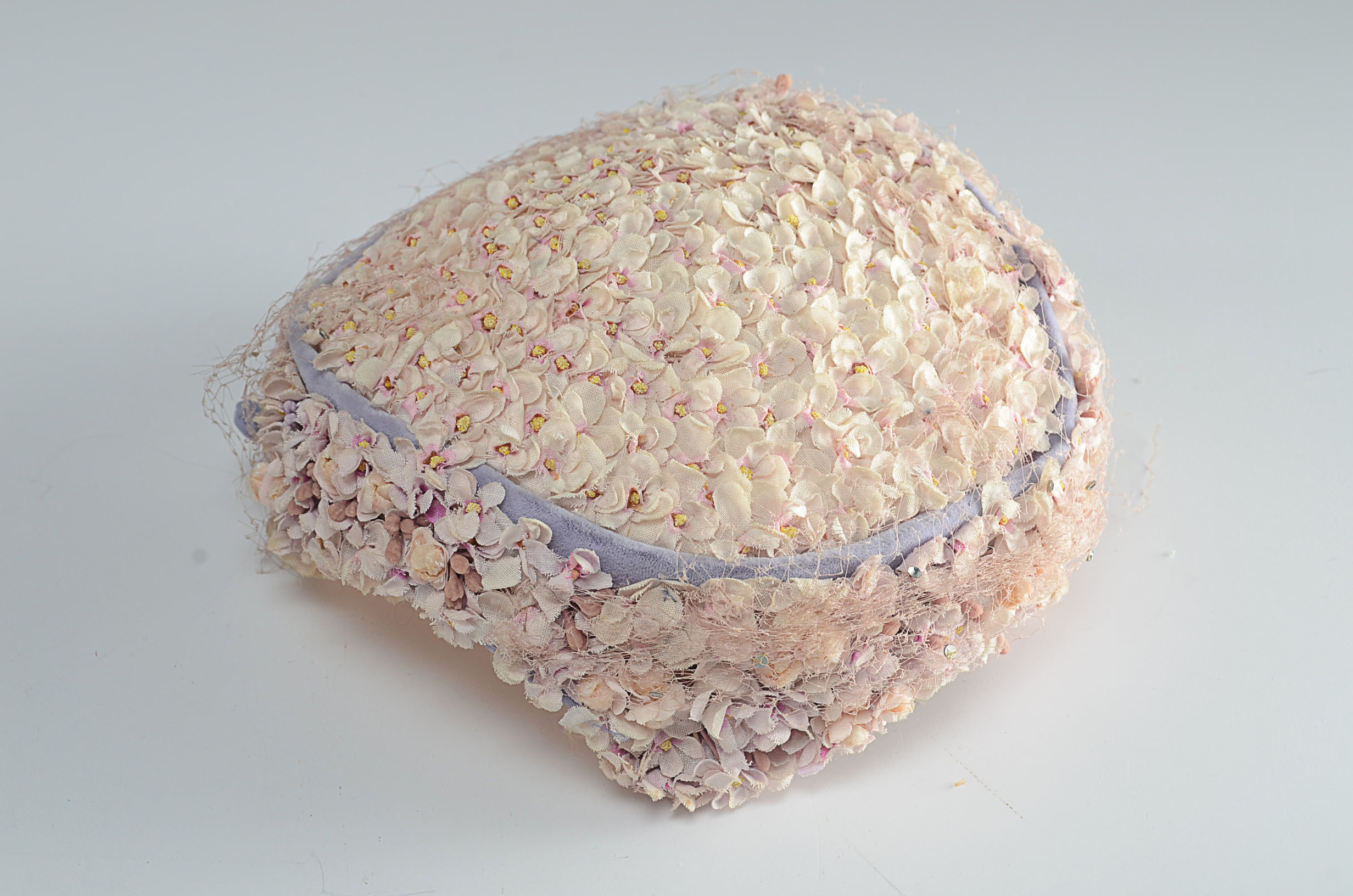 Collection Of Vintage Hats In Hatbox