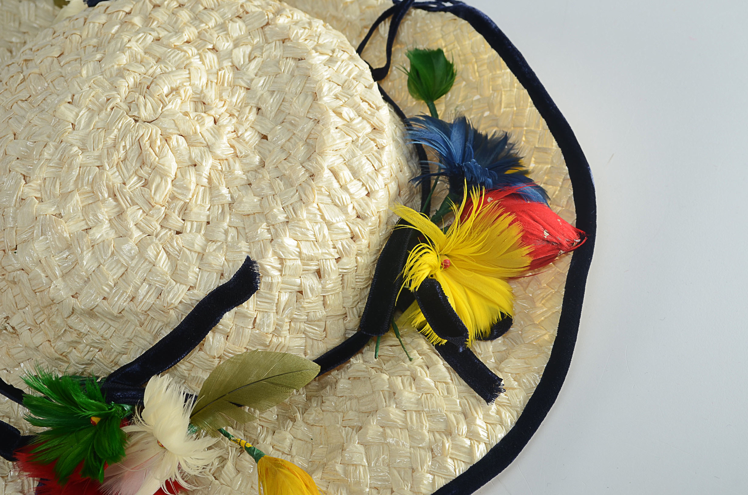 Collection Of Vintage Hats In Hatbox