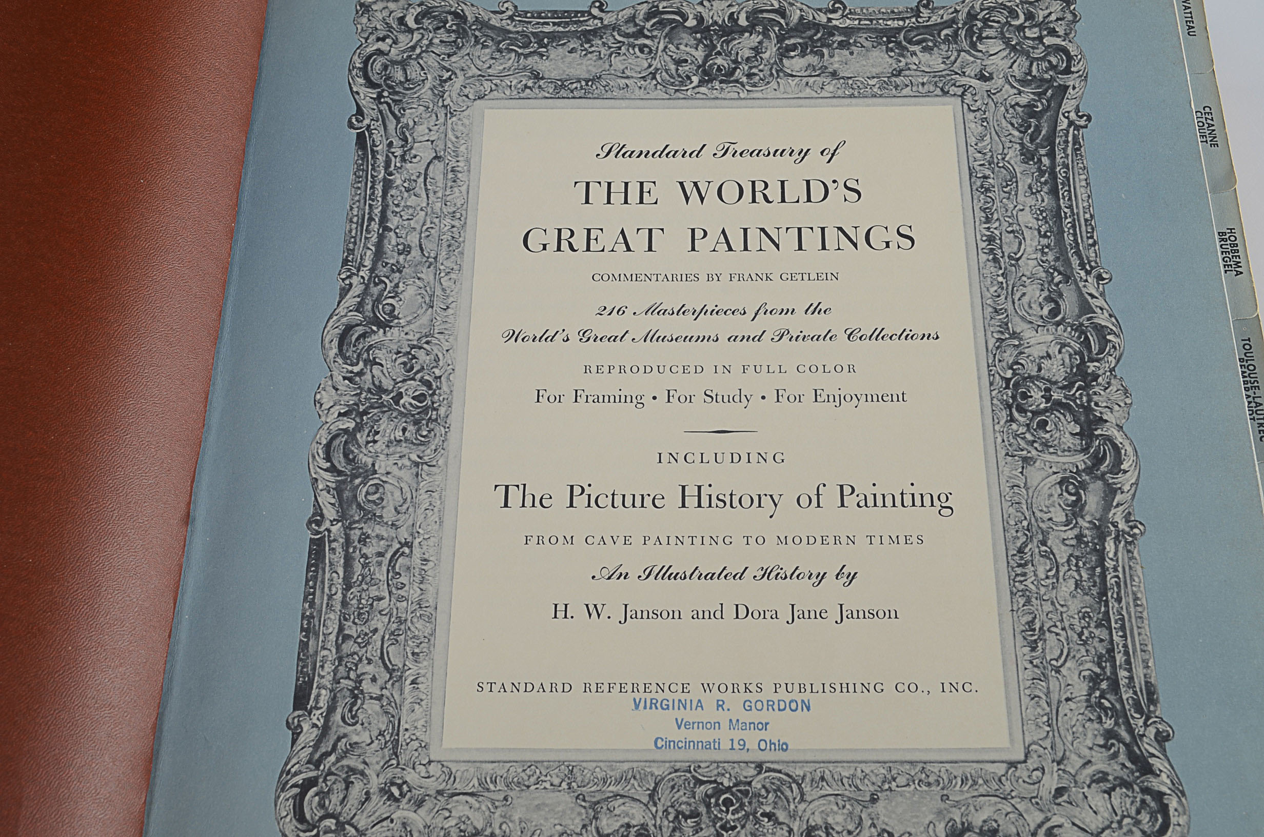 "The Standard Treasury of the World's Greatest Paintings"