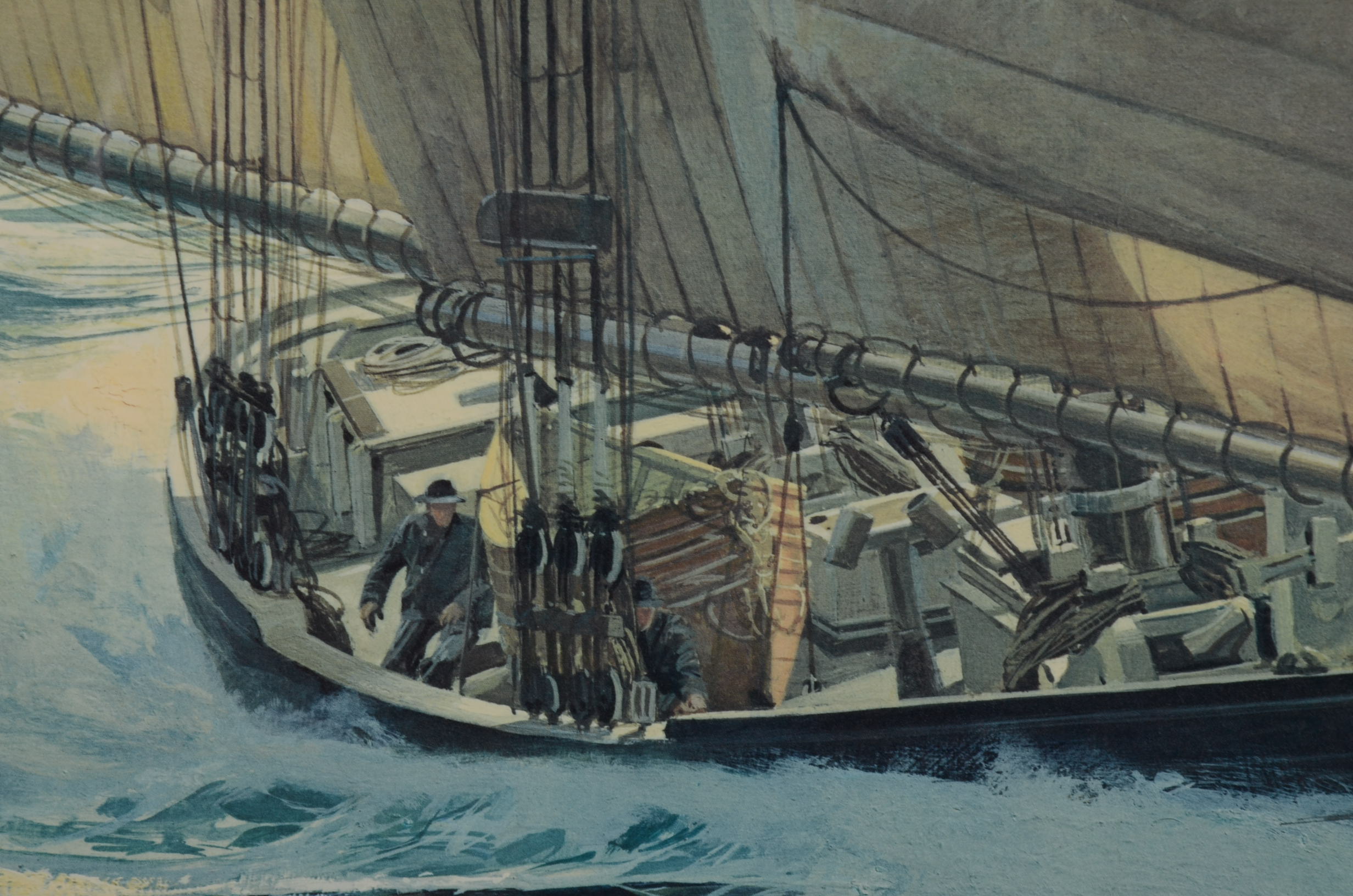 Original Thomas M. Hoyne Photo Offset Lithography Print