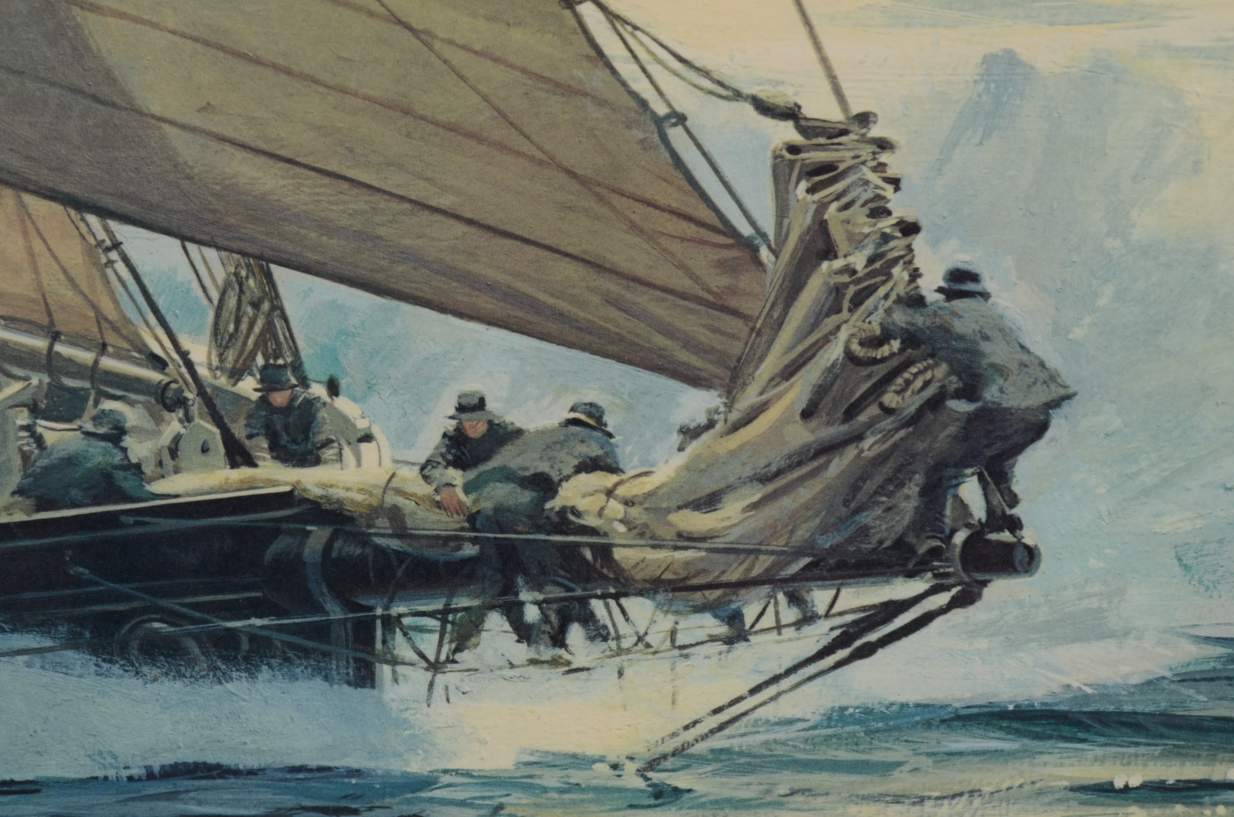 Original Thomas M. Hoyne Photo Offset Lithography Print