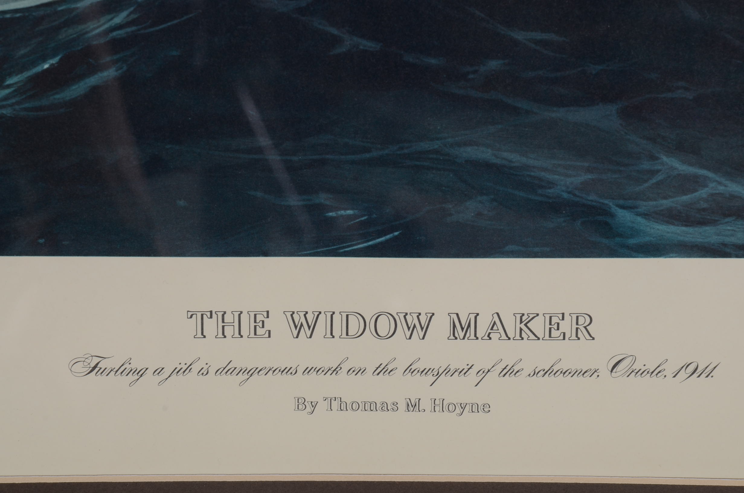 Original Thomas M. Hoyne Photo Offset Lithography Print