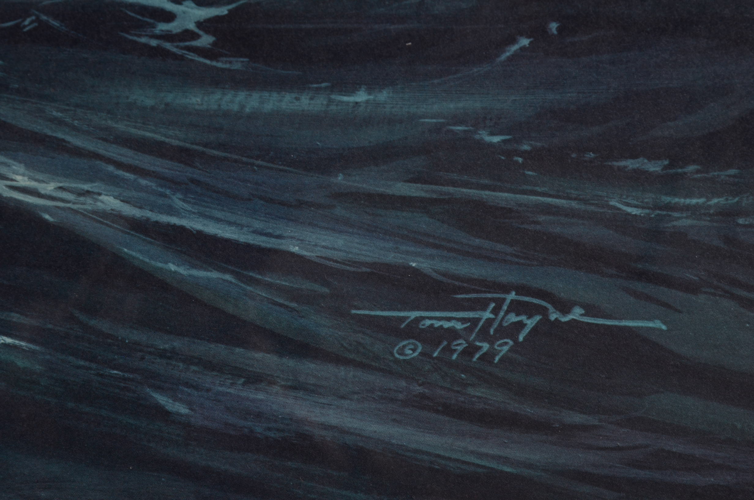 Original Thomas M. Hoyne Photo Offset Lithography Print