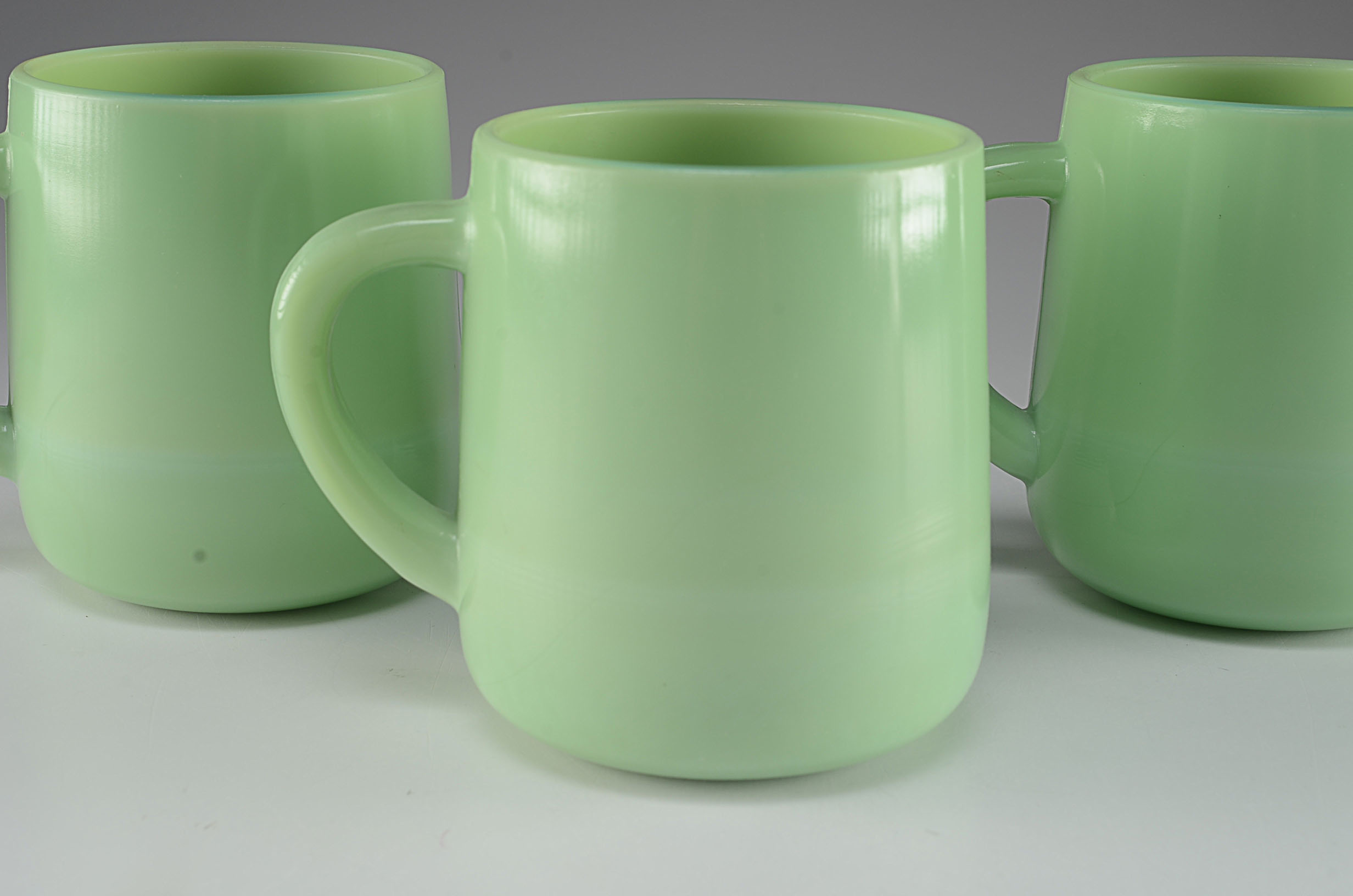 Modern Jadeite Coffee Mugs