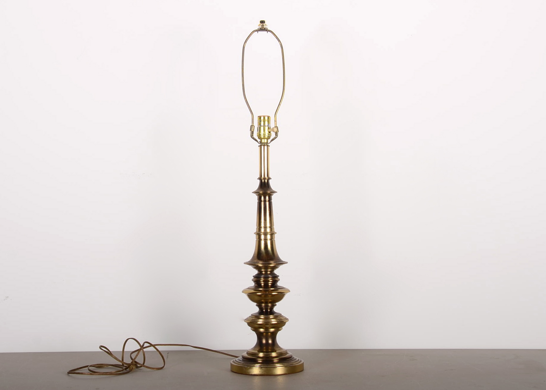 Gold Tone Table Lamp