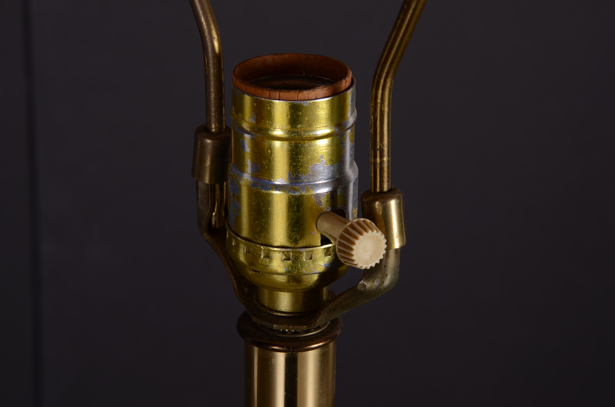 Gold Tone Table Lamp