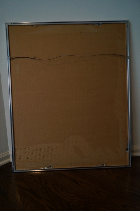 Signed and Numbered Abstract City Park Drawing