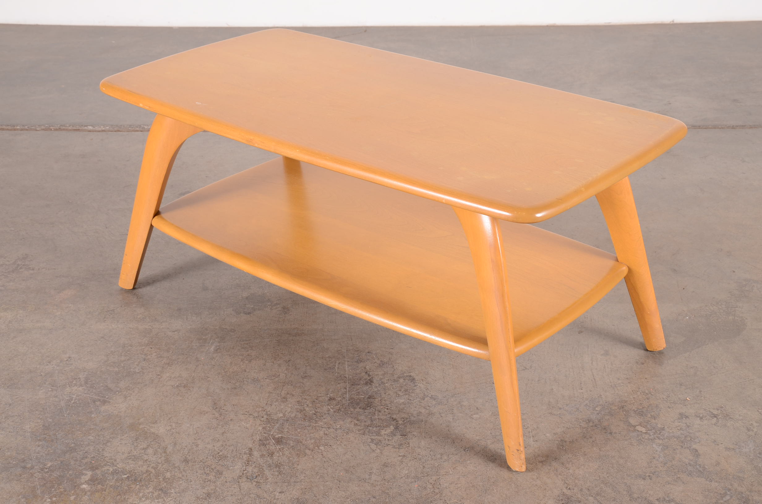 Mid Century Modern Heywood Wakefield Wheat Birch CoffeeTable