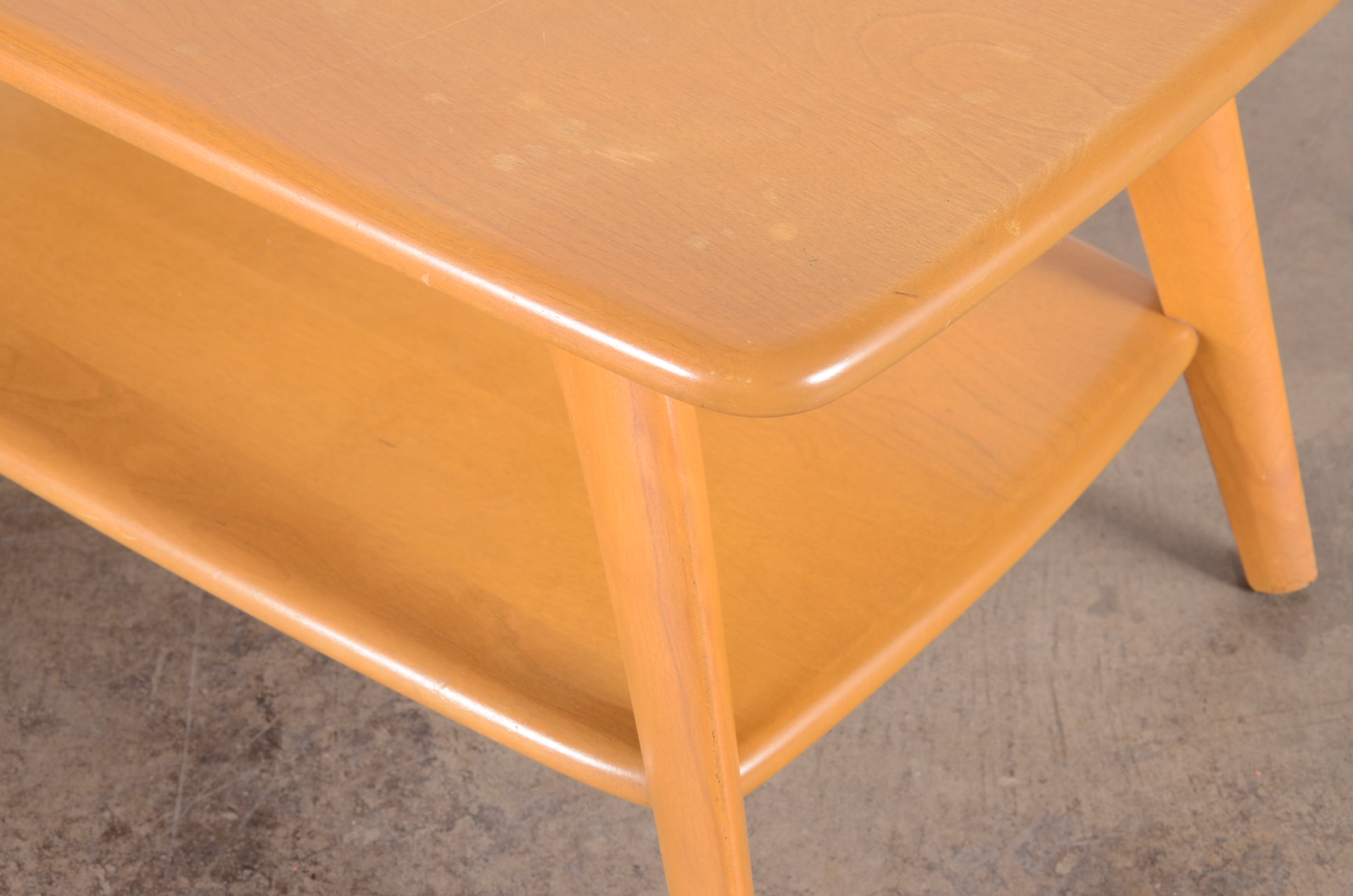 Mid Century Modern Heywood Wakefield Wheat Birch CoffeeTable