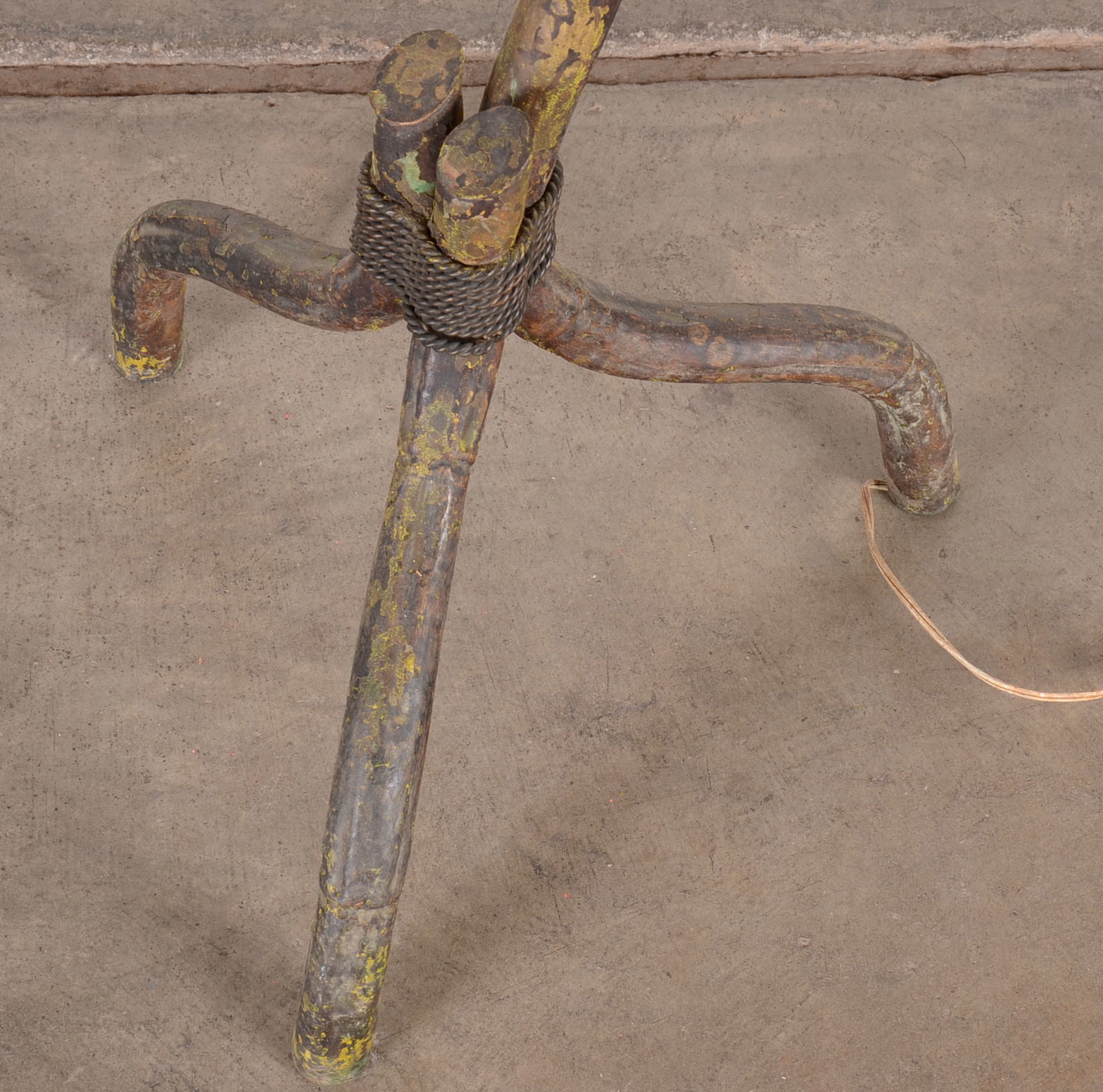 Antique Flower Floor Lamp