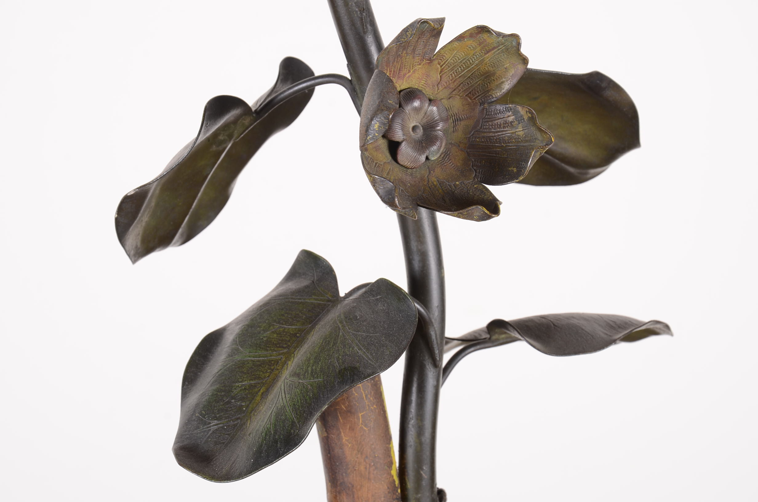 Antique Flower Floor Lamp