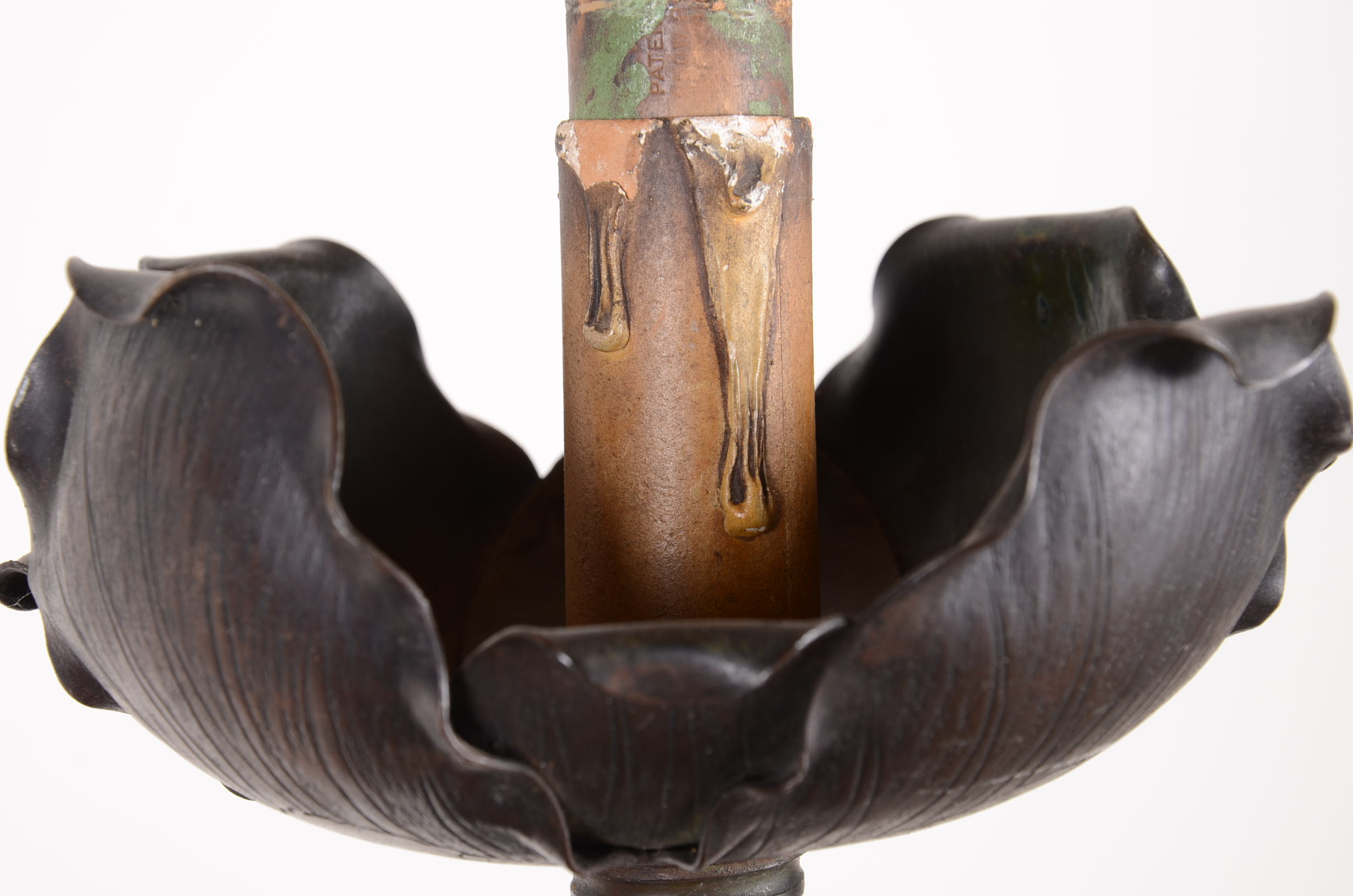 Antique Flower Floor Lamp