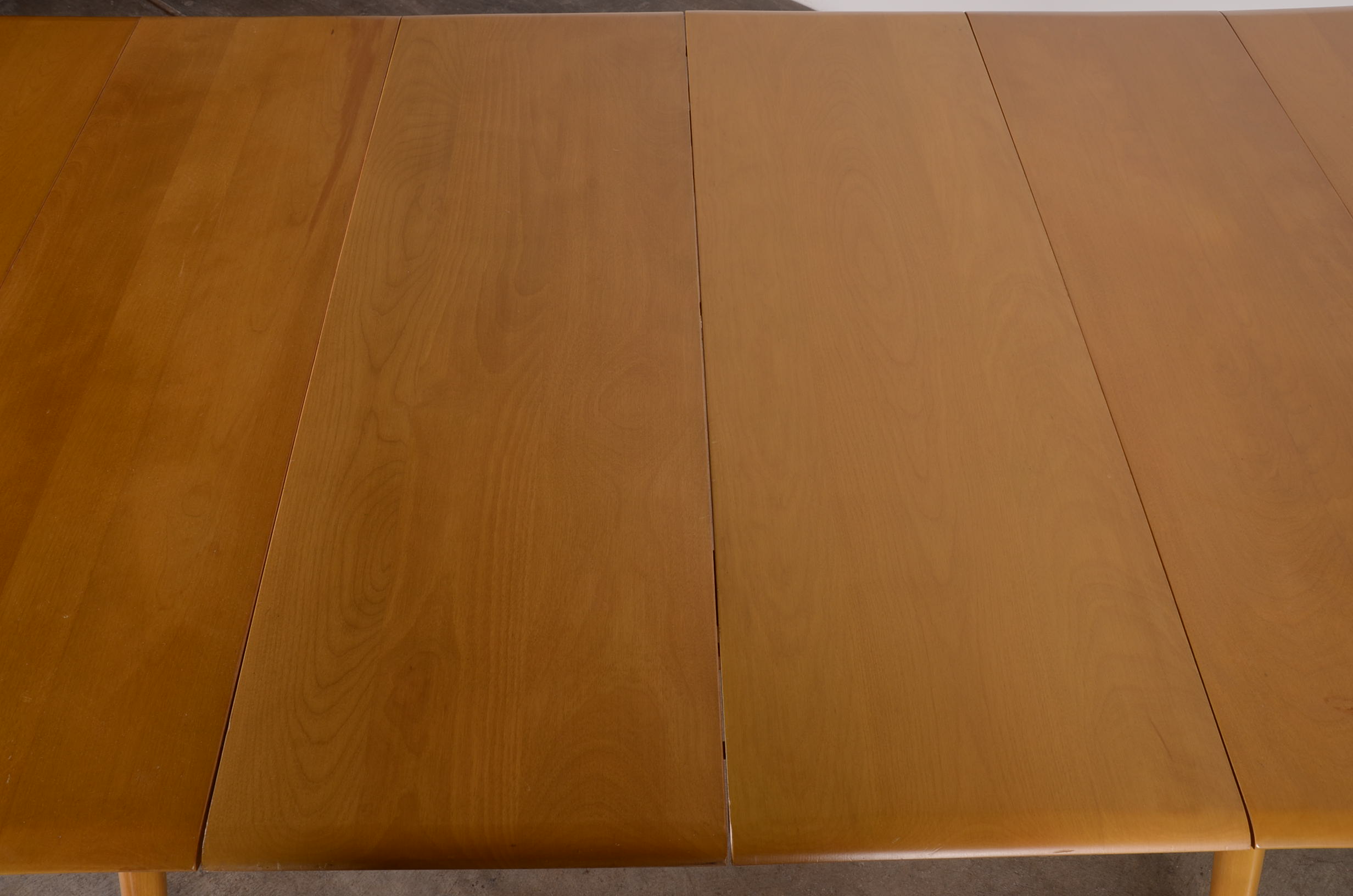 Mid Century Modern Heywood Wakefield Wheat Birch Drop Leaf Table