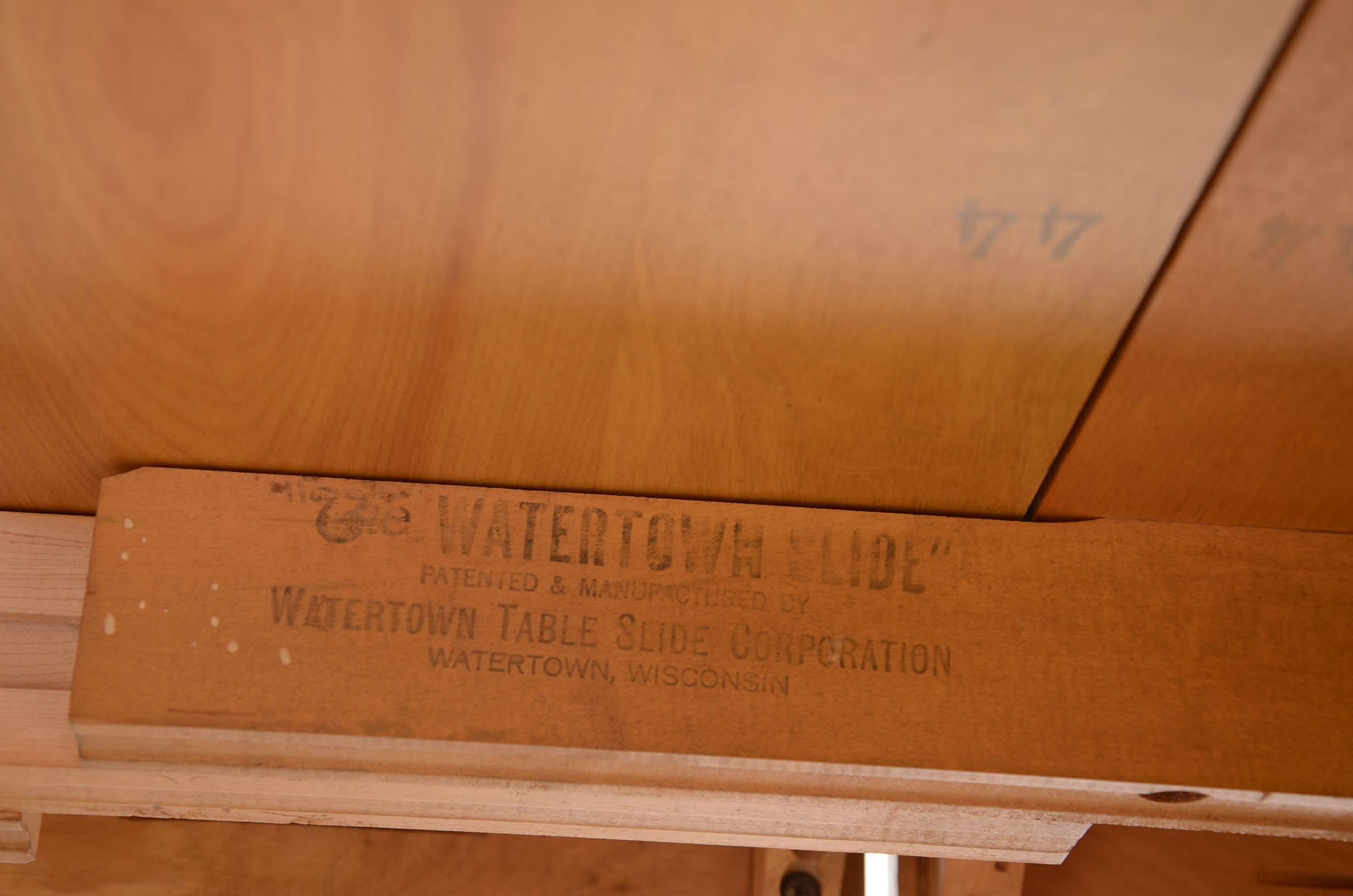 Mid Century Modern Heywood Wakefield Wheat Birch Drop Leaf Table