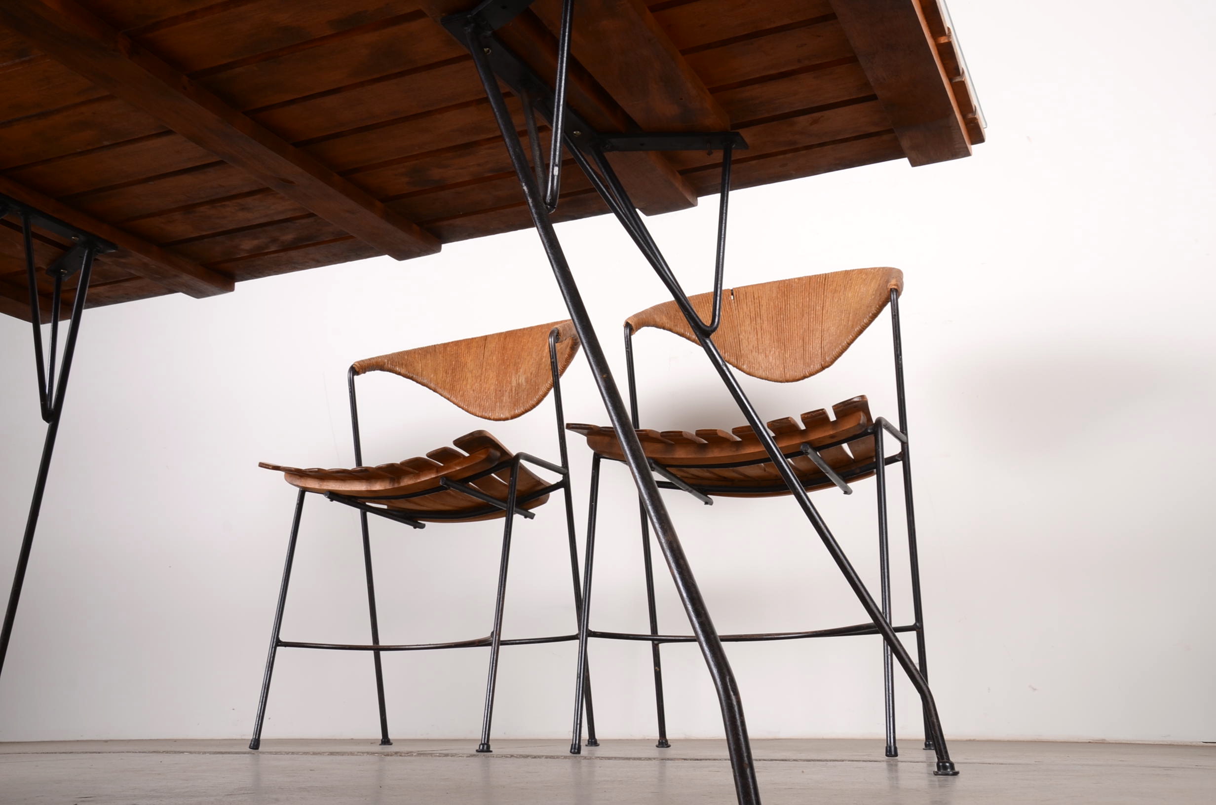 Mid Century Arthur Umanoff for Raymor Patio Set And Chairs