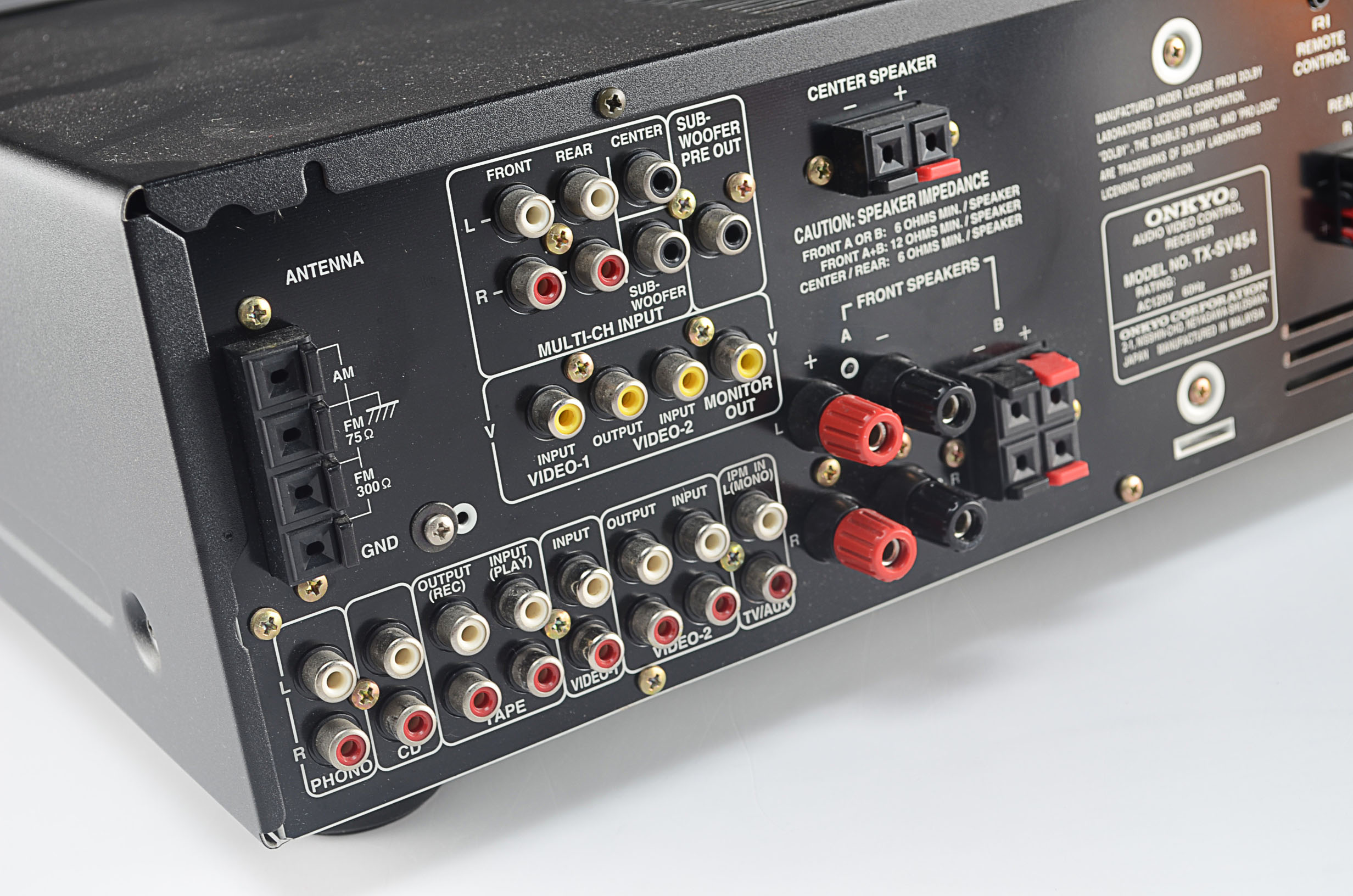 Onkyo TX-SV454 Audio Video Control Receiver