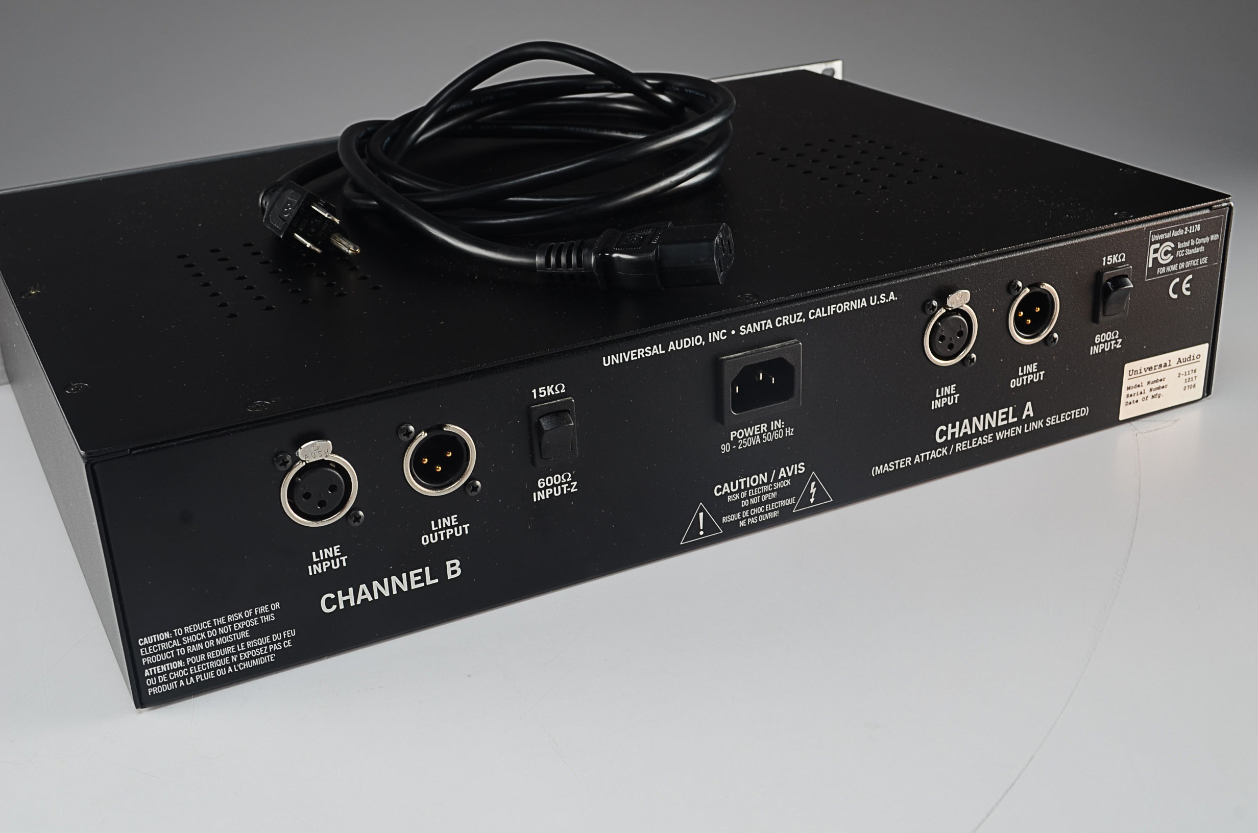 Universal Audio 2 1176 Twin Limiting Amplifier