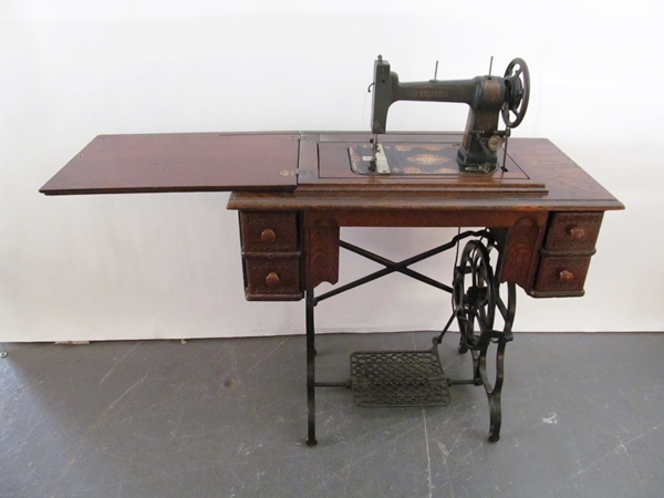 Anitque A.G. Mason Treadle Sewing Machine