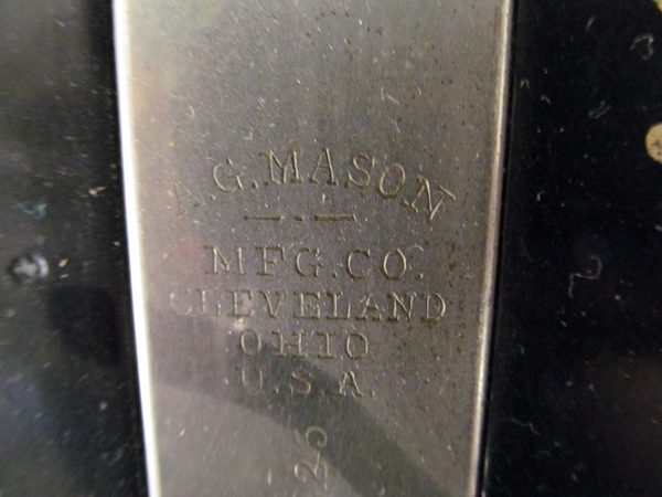 Anitque A.G. Mason Treadle Sewing Machine