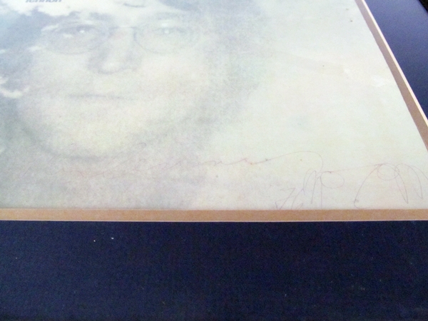 Autographed John Lennon/Imagine Album