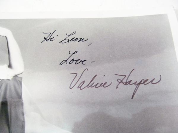 Autographed Valerie Harper Photograph