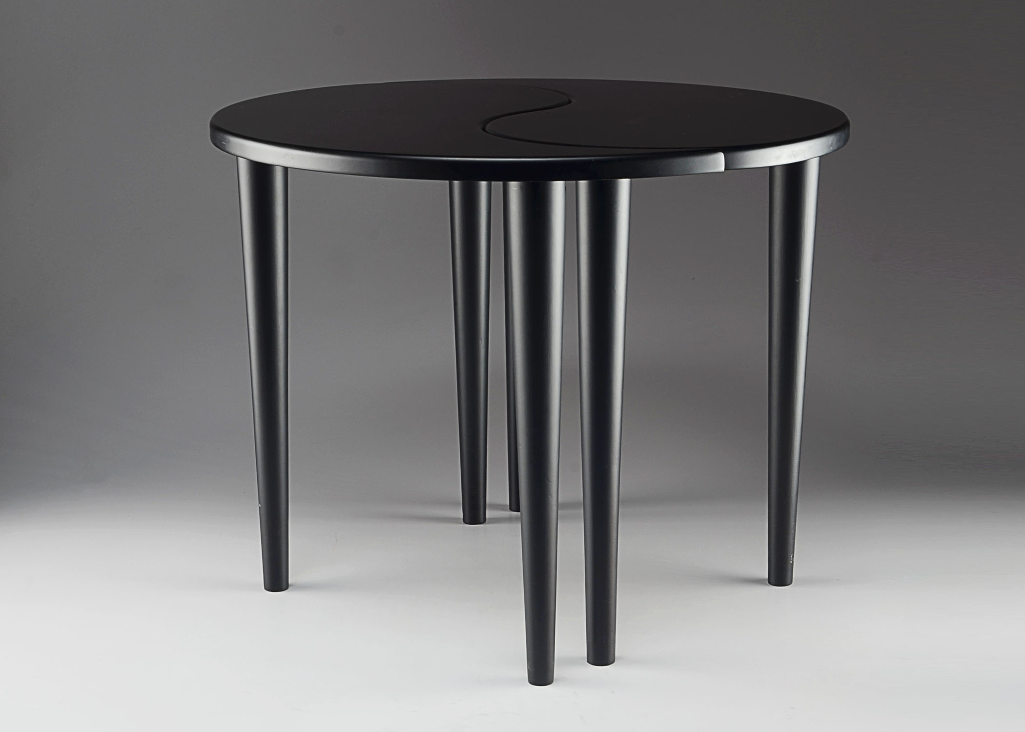 Modern Black Yin Yang Tables