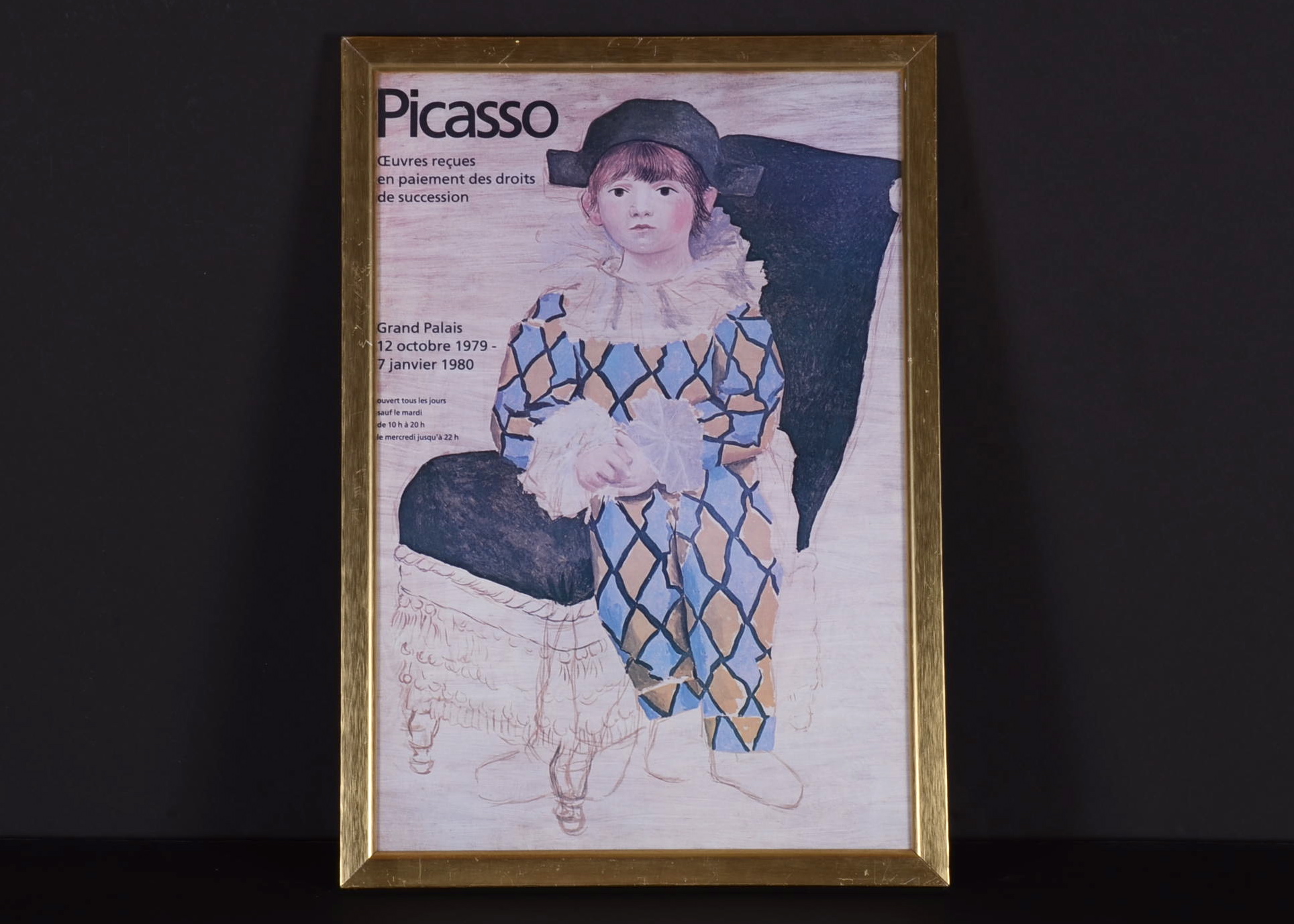 Paul as Harlequin Picasso Print Poster