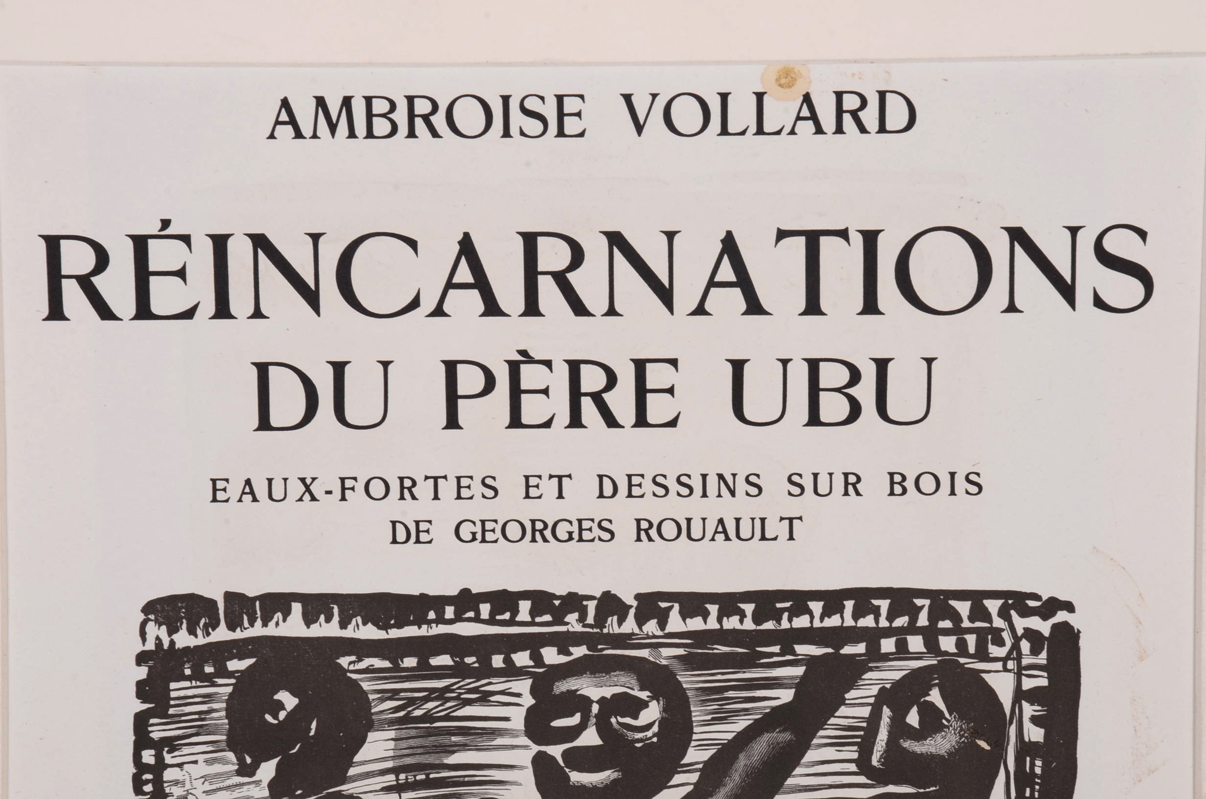 Original Georges Rouault Exhibition Poster "Reincarnations Du Pere Ubu"