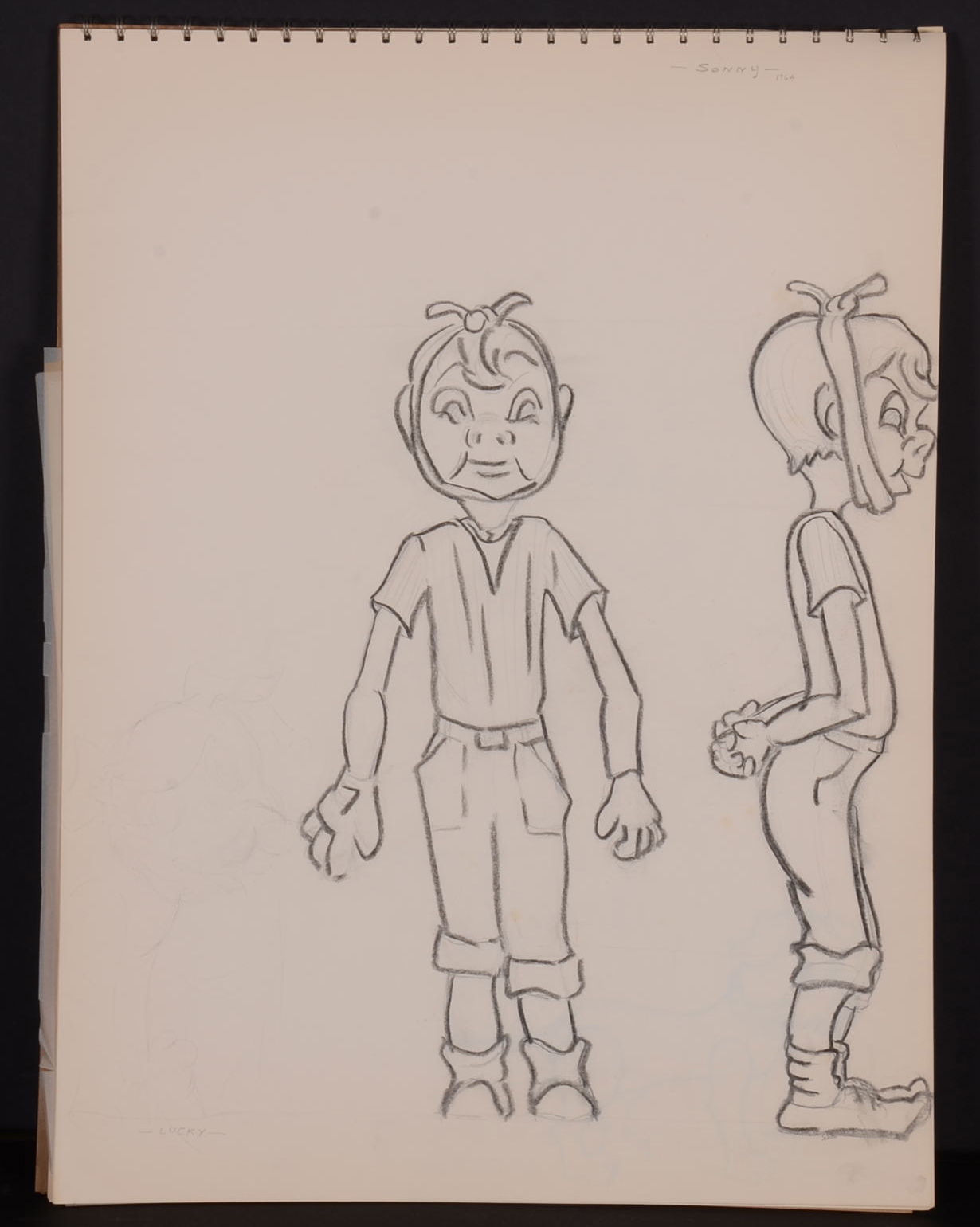 Vintage Marionette Sketch Book