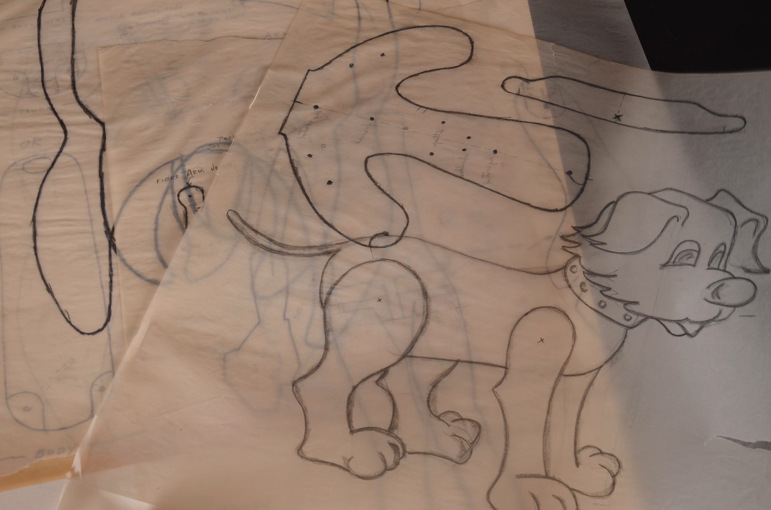 Vintage Marionette Sketch Book