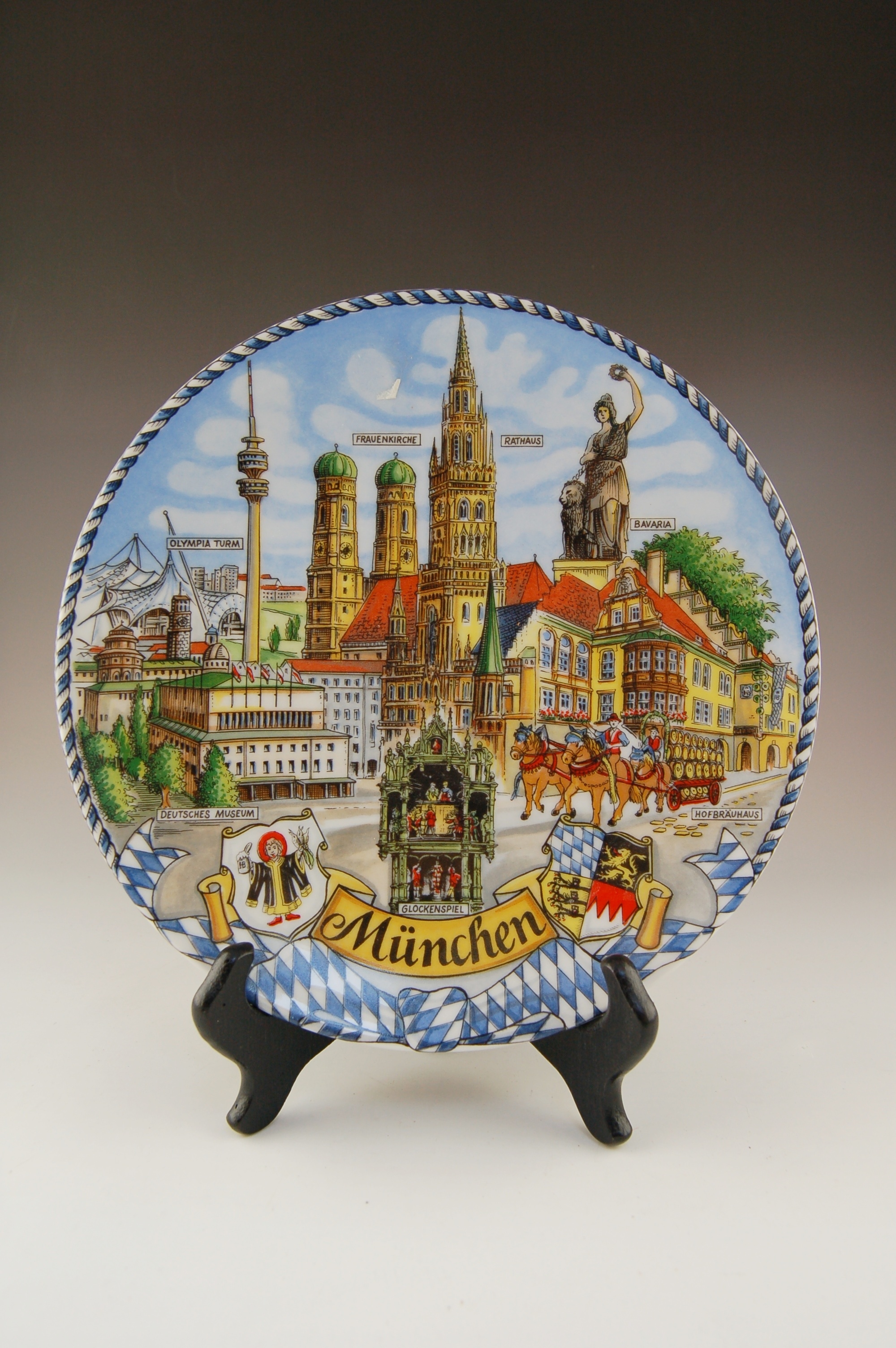 German Souvenir Plates 
