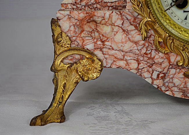 French Mantle Clock, circa 1890, after Rousseau